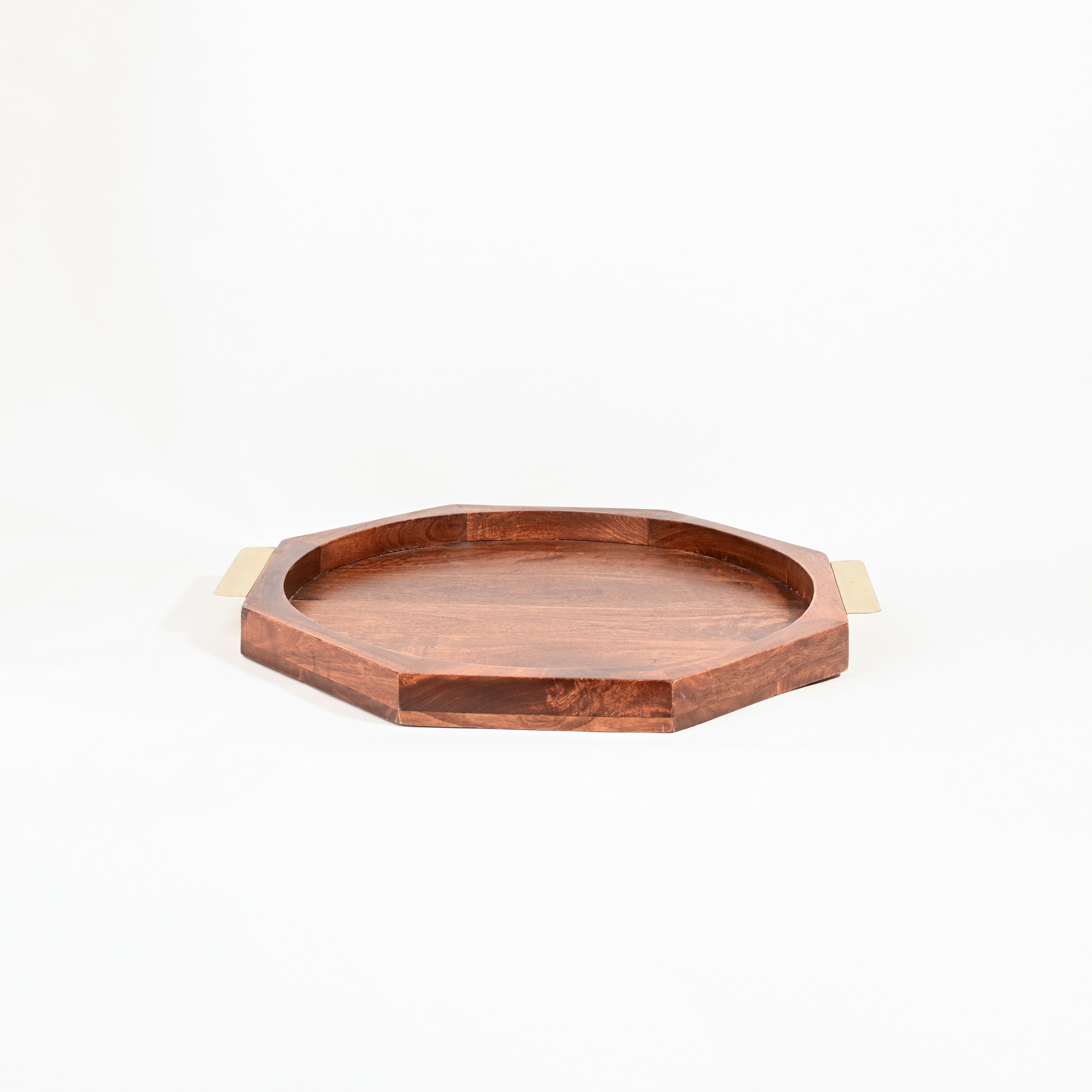 Home Carving Wooden Serving Tray with Handle-household-dining-serveware-servingtrays-image-1