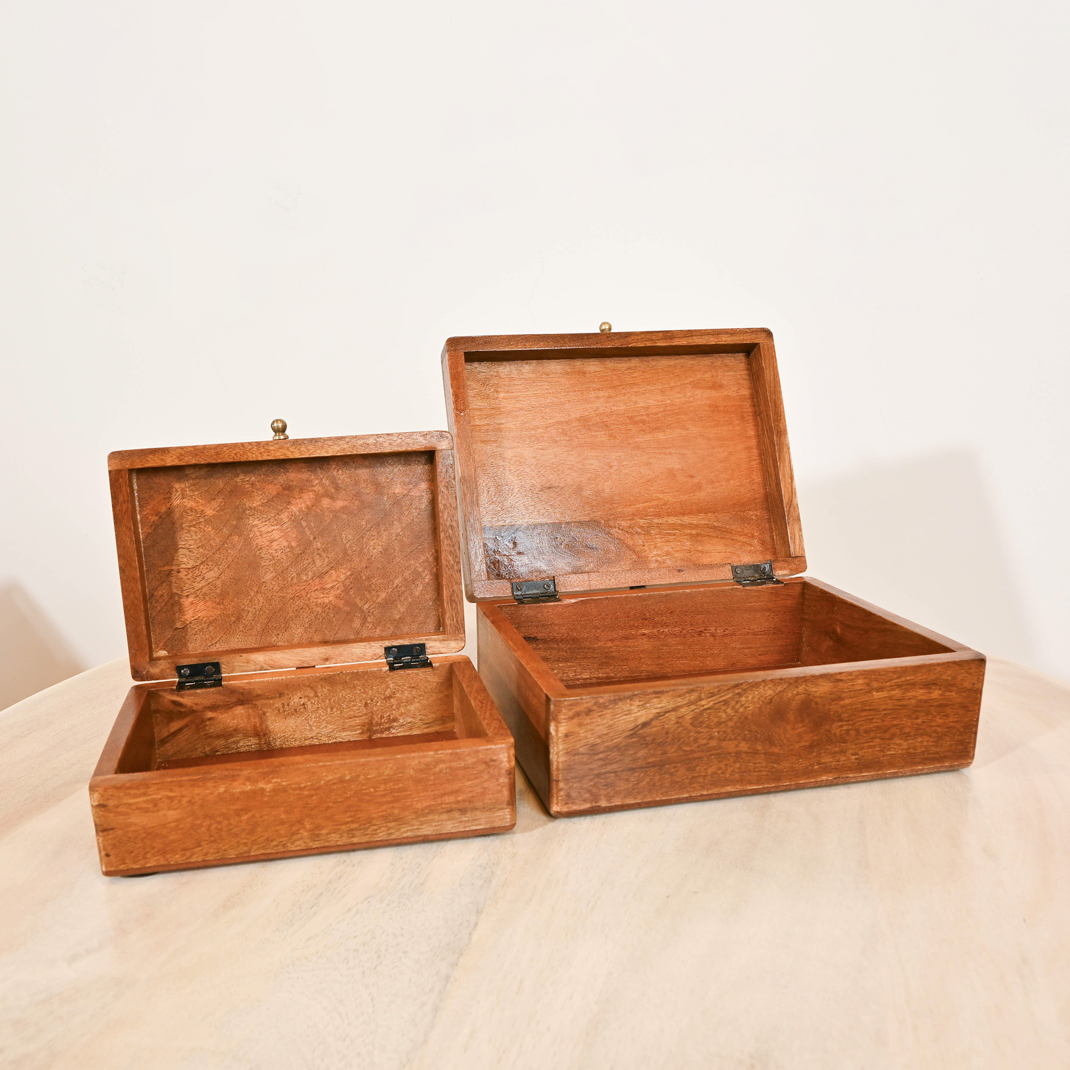 Home Carving 2-Piece Wooden Decorative Box Set-household-decor-boxesandtrays-image-5