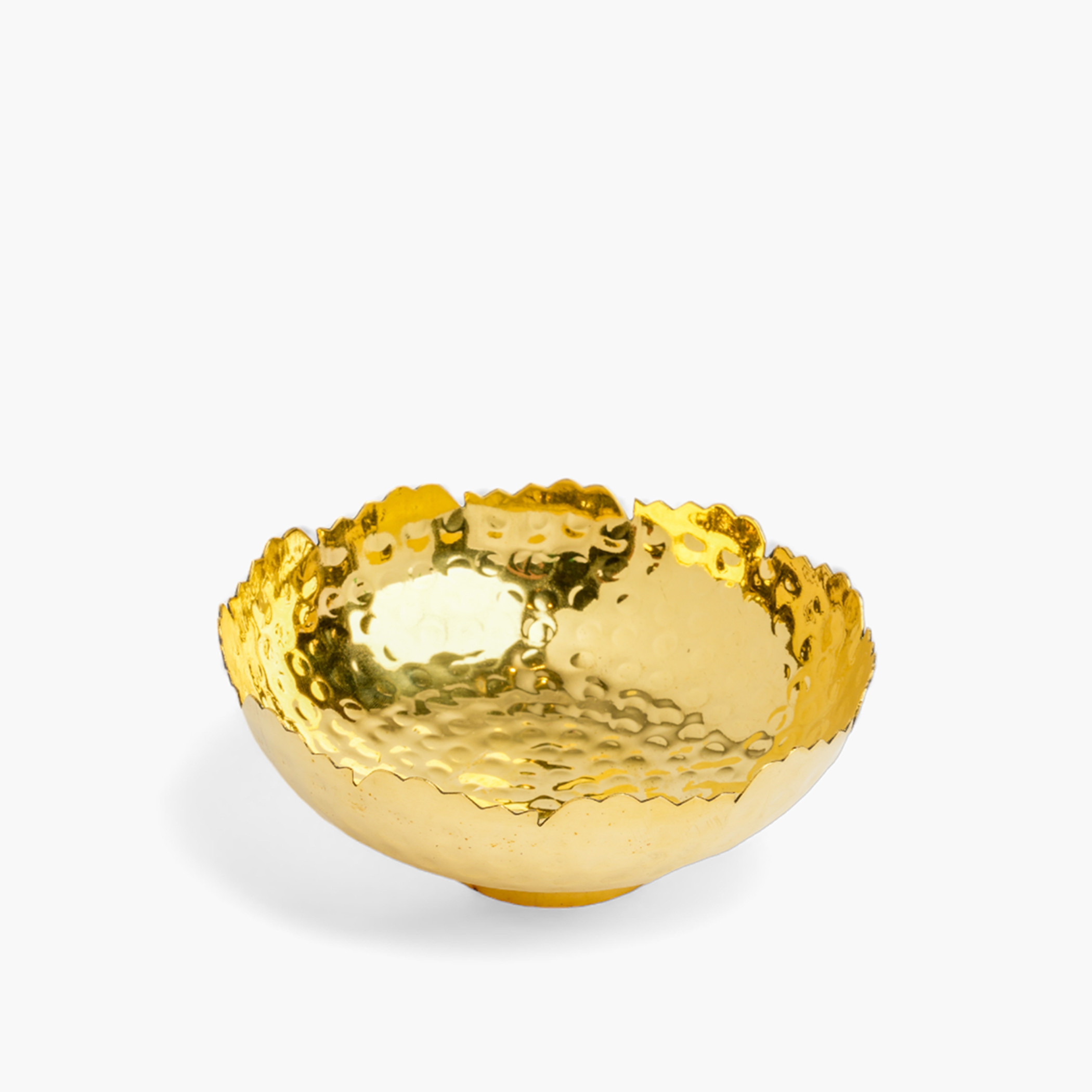 Home Carving Textured Metal Bowl-household-dining-dinnerware-bowls-image-1