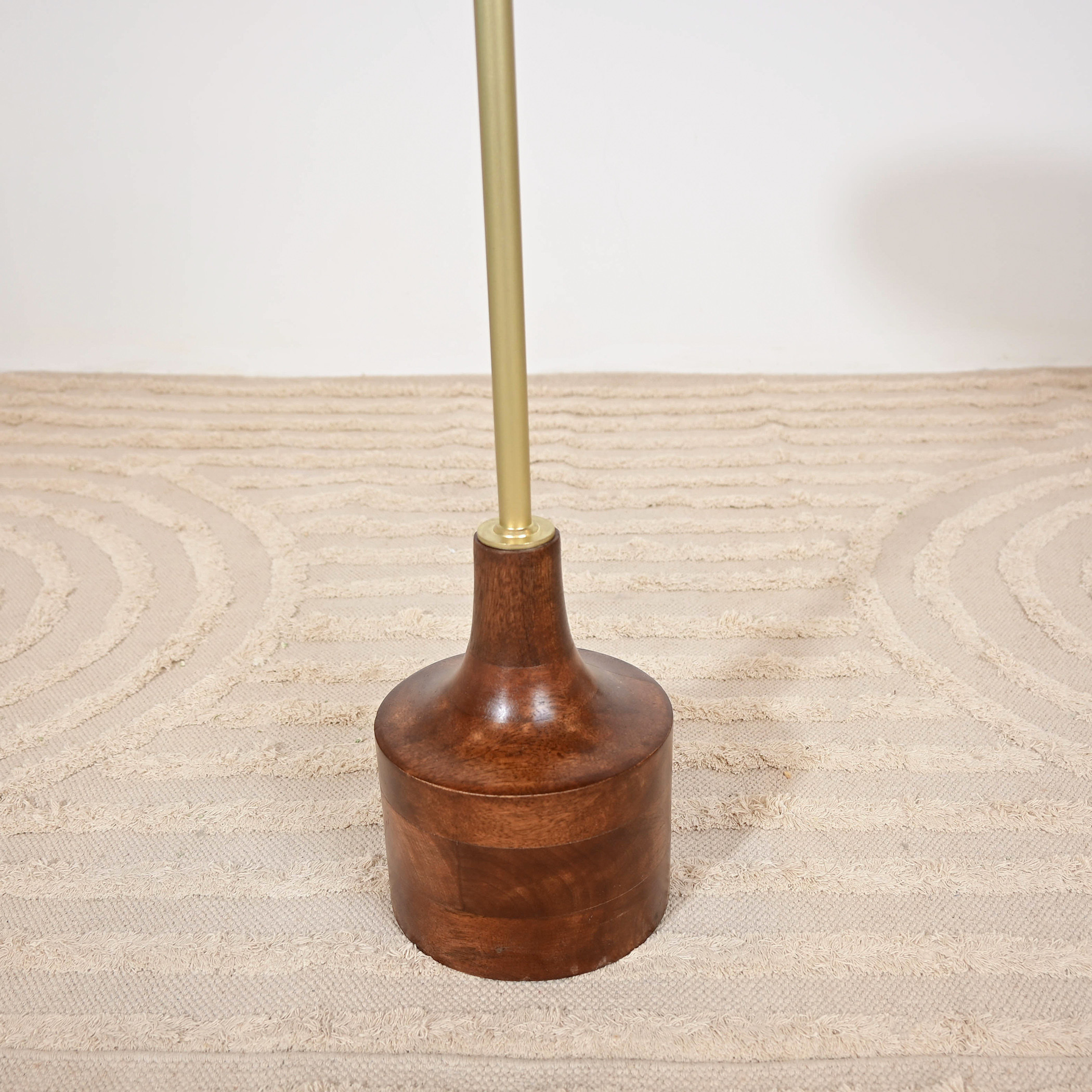 Home Carving Wooden Top Side Table with Pedestal Base - 60x32x60 cms-furniture-livingroom-sideandendtables-image-5