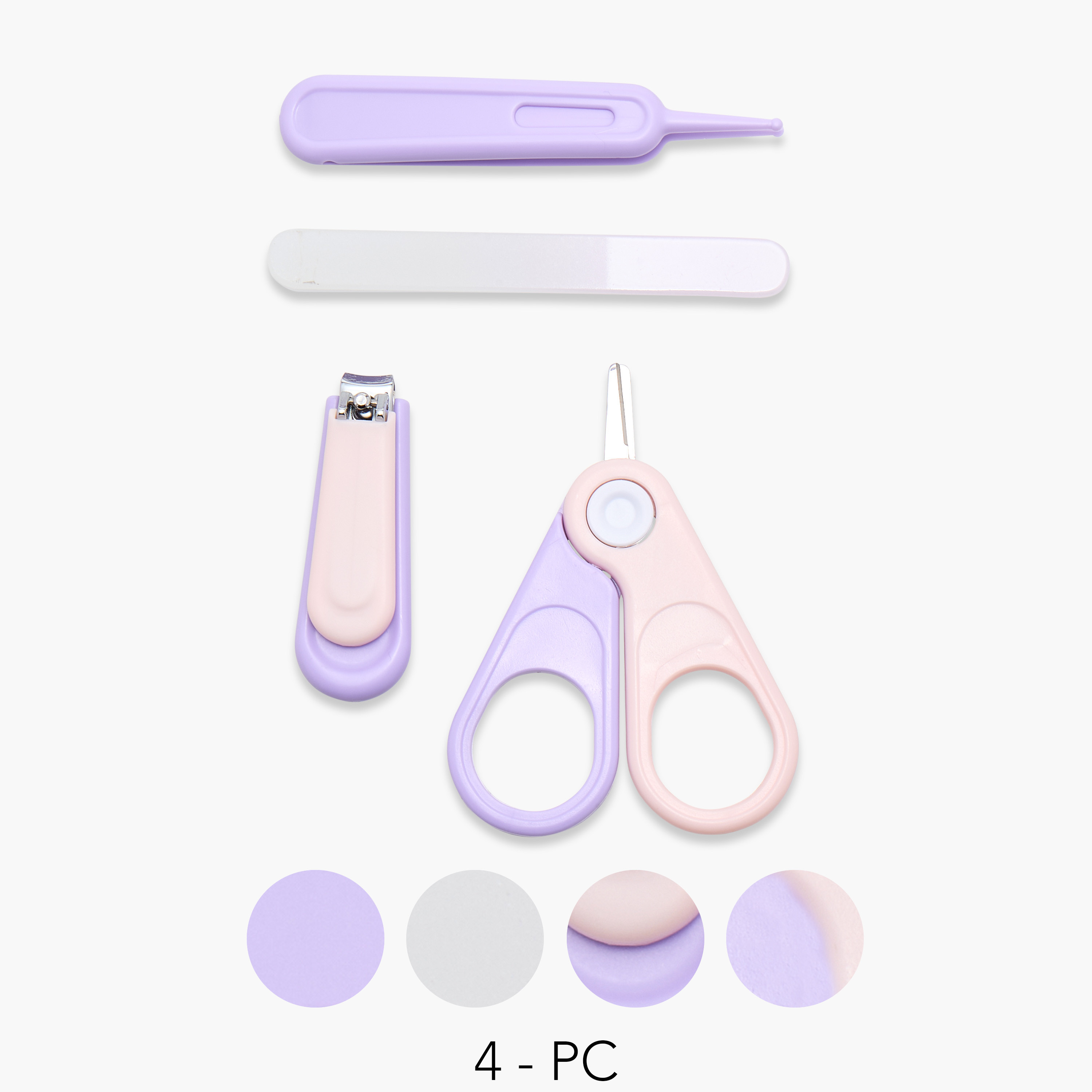 طقم عناية بالأظافر للأطفال 4 في 1 من جلو-baby-bathandcare-grooming-image-1
