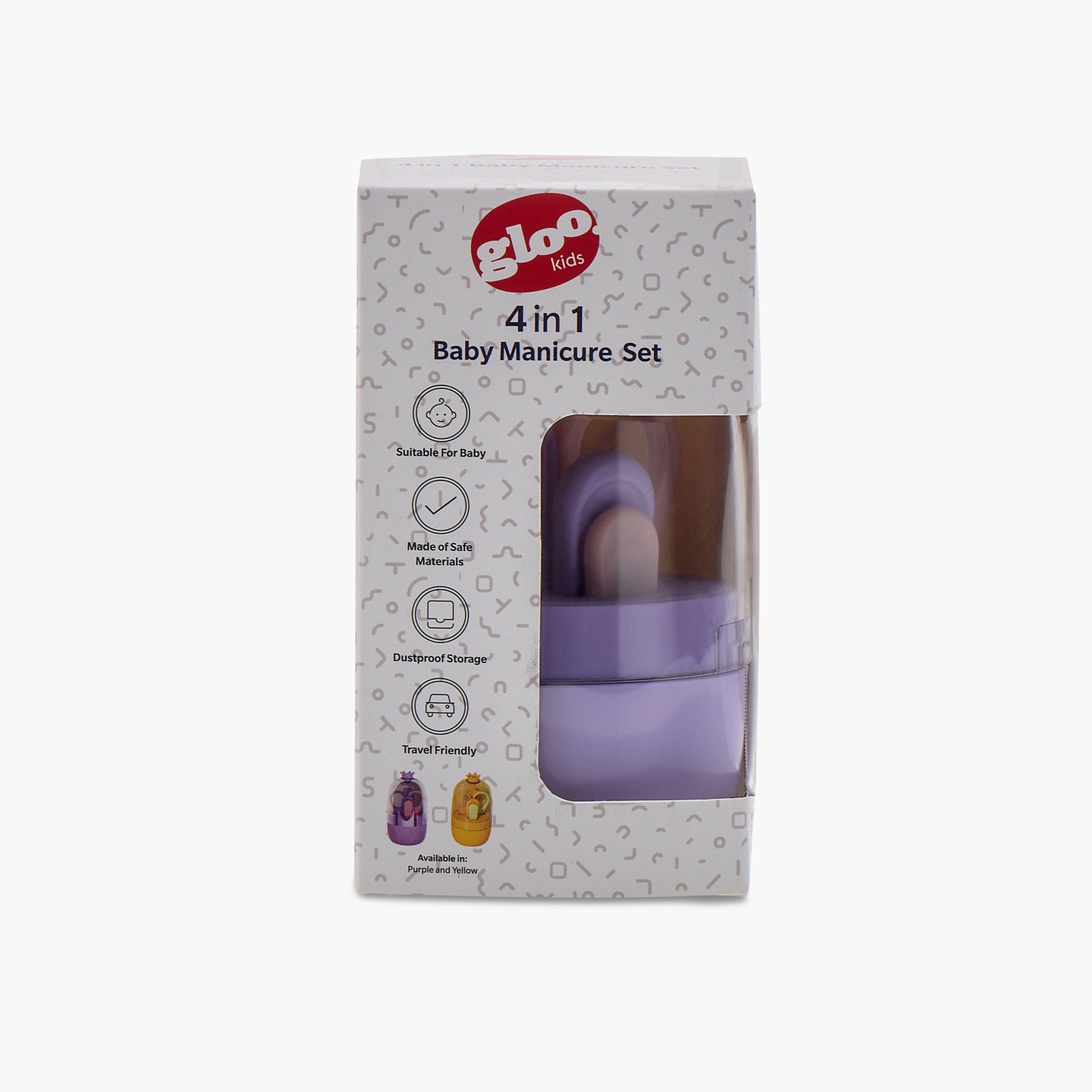 طقم عناية بالأظافر للأطفال 4 في 1 من جلو-baby-bathandcare-grooming-image-6