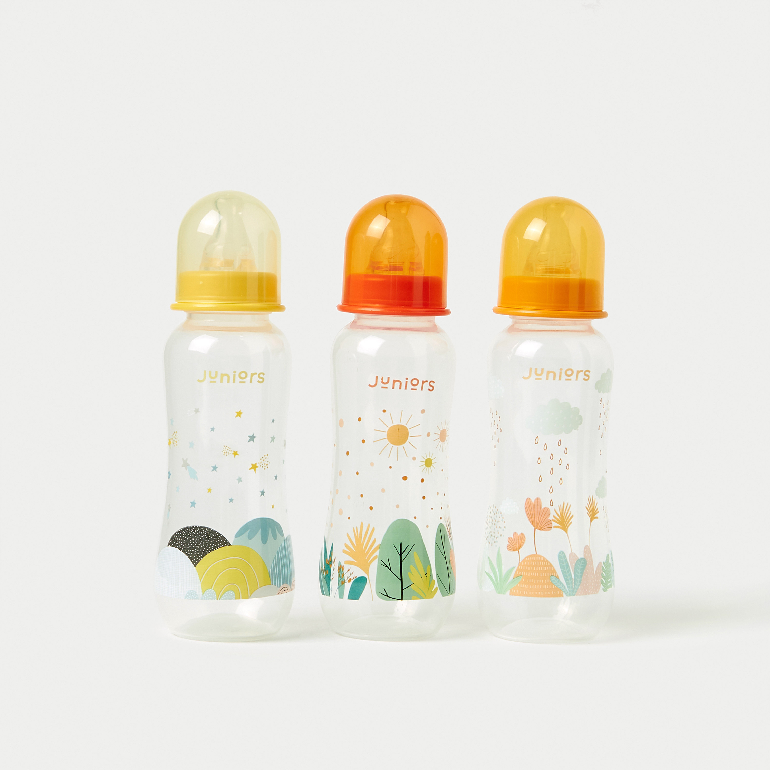 Juniors 3-Piece Space Print Feeding Bottle Set - 250 ml-baby-feeding-feedingbottles-bottlesandteats-image-2