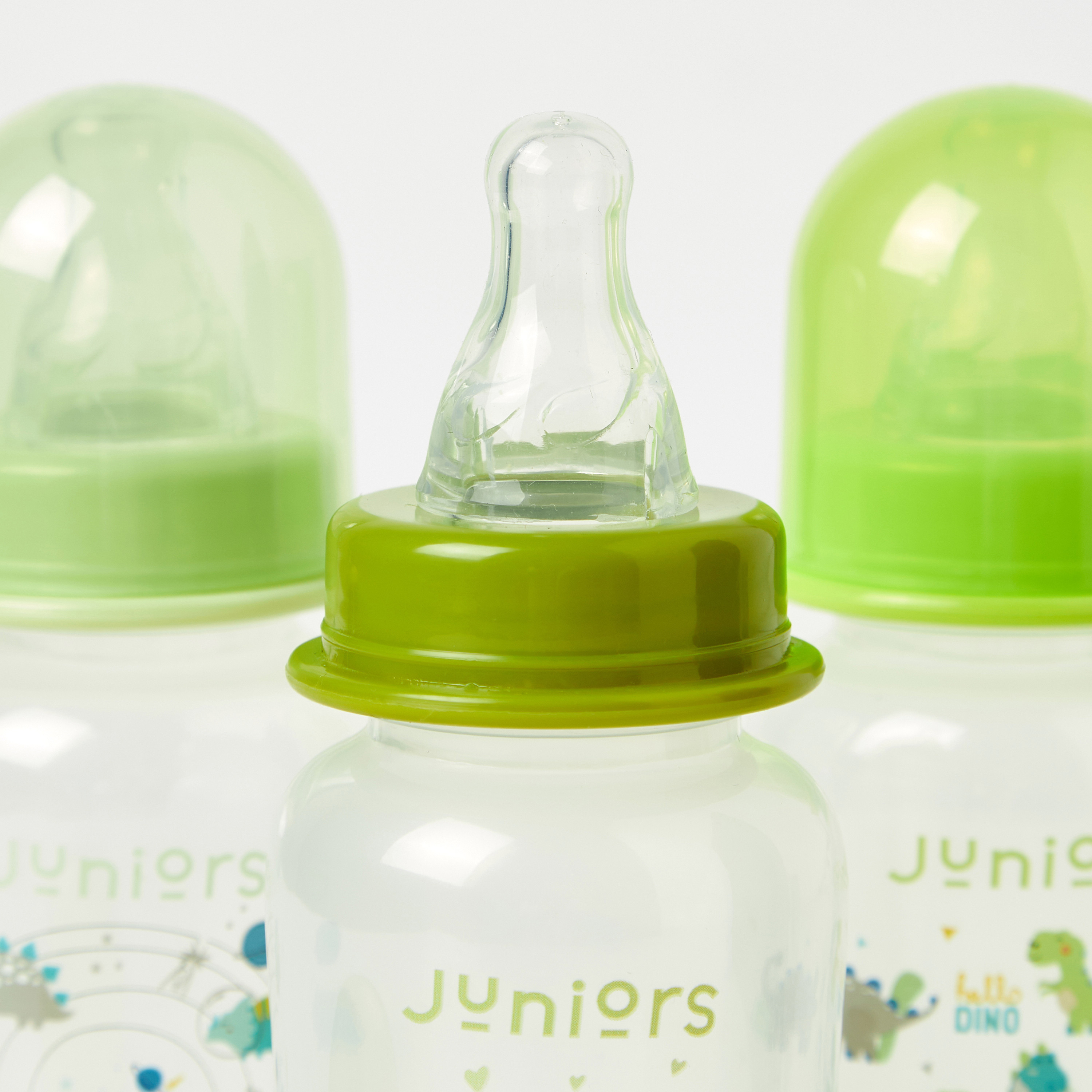 Juniors 3-Piece Dinosaur Print Feeding Bottle Set - 120 ml-baby-feeding-feedingbottles-bottlesandteats-image-4