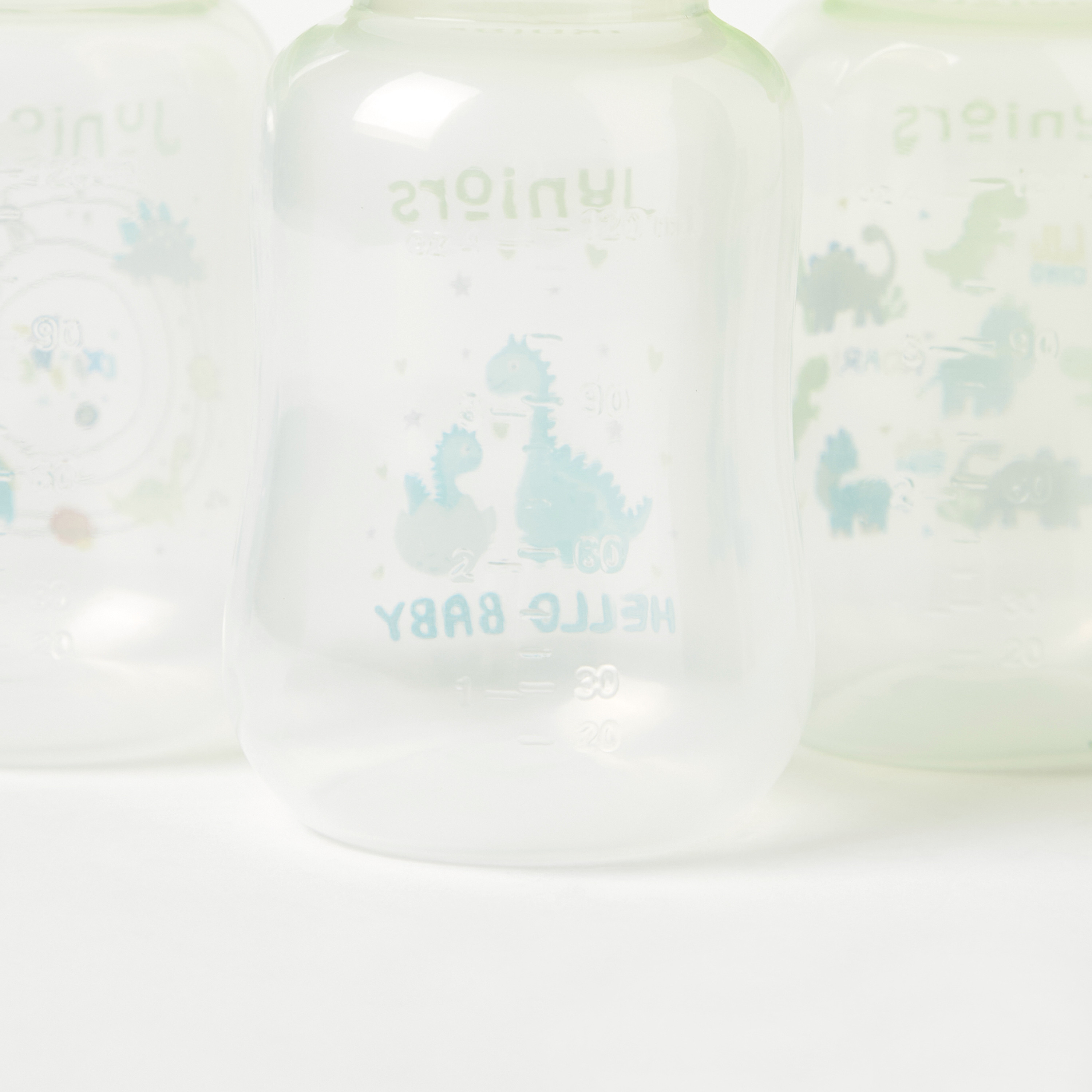Juniors 3-Piece Dinosaur Print Feeding Bottle Set - 120 ml-baby-feeding-feedingbottles-bottlesandteats-image-5