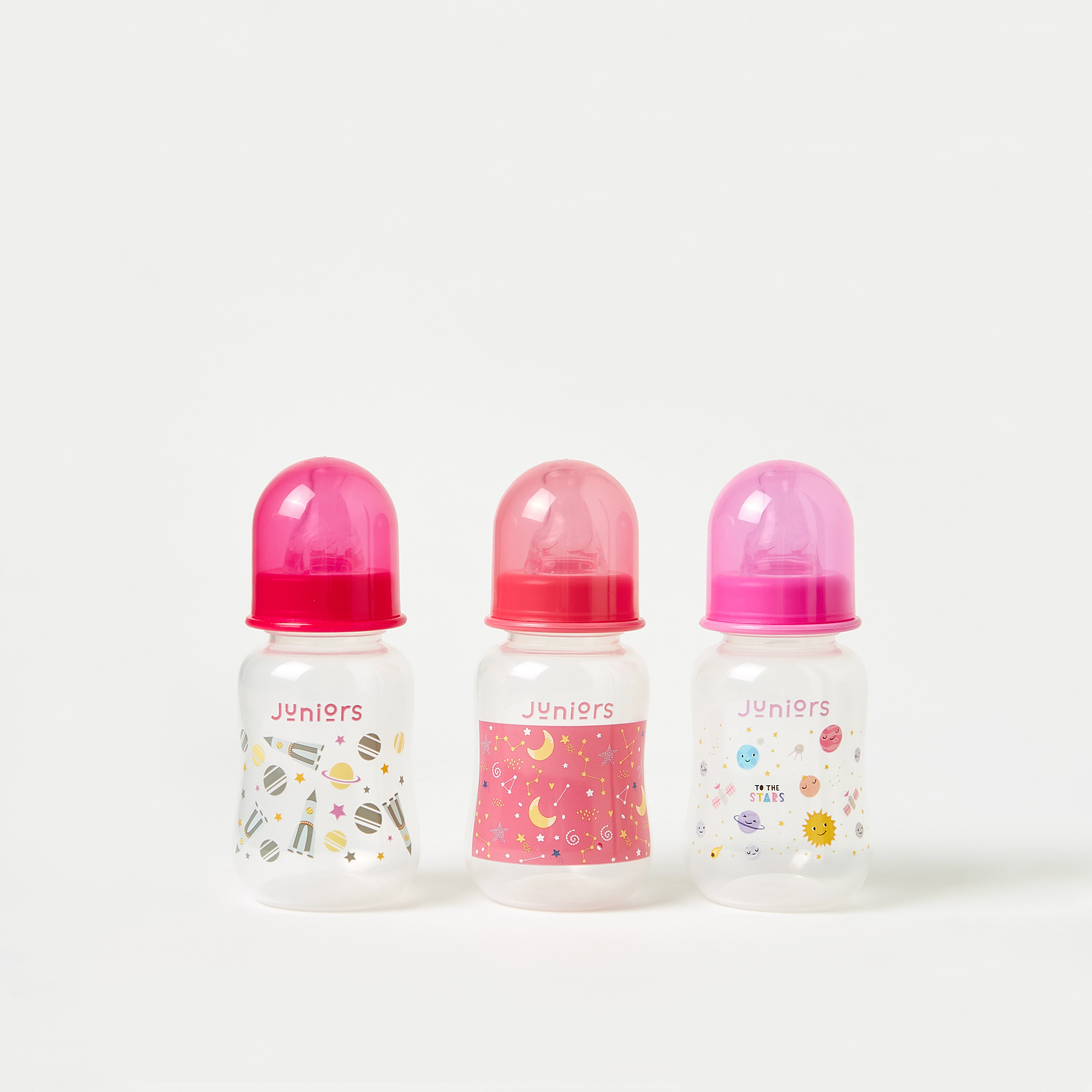 Juniors 3-Piece Dinosaur Print Feeding Bottle Set - 120 ml-baby-feeding-feedingbottles-bottlesandteats-image-2
