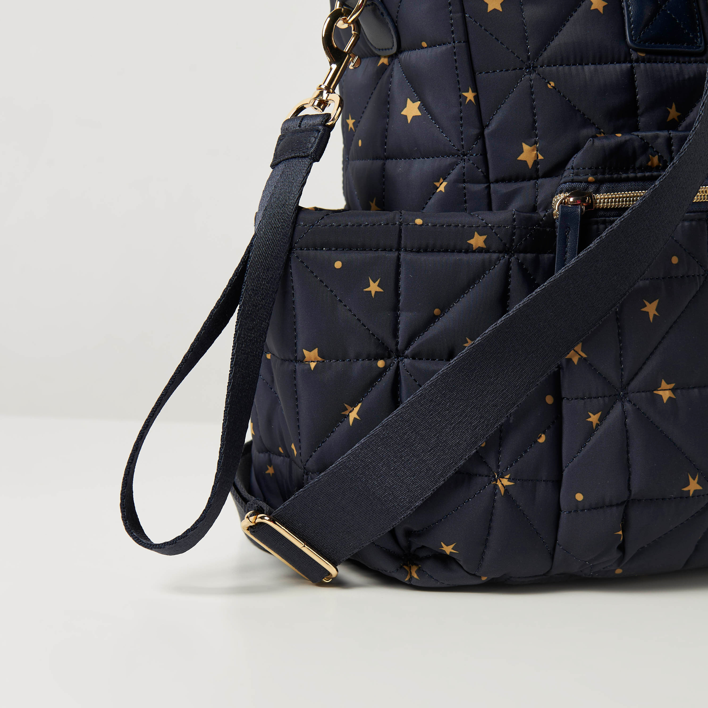 Giggles All-Over Star Print Quilted Diaper Shoulder Bag-baby-diapering-diaperbags-image-3