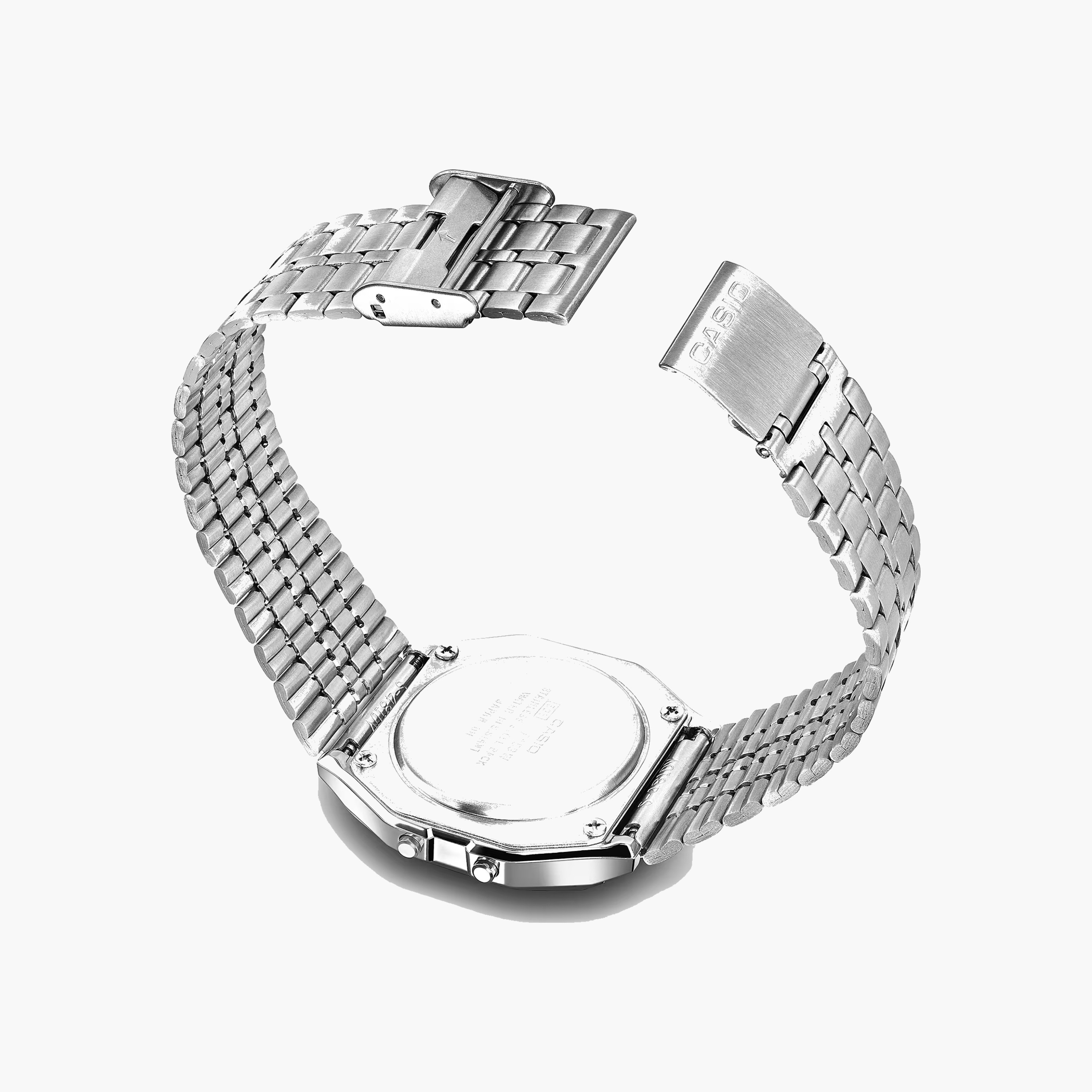 Casio Digital Watch Stainless Steel Silver-men-watchesandjewellery-watches-image-3