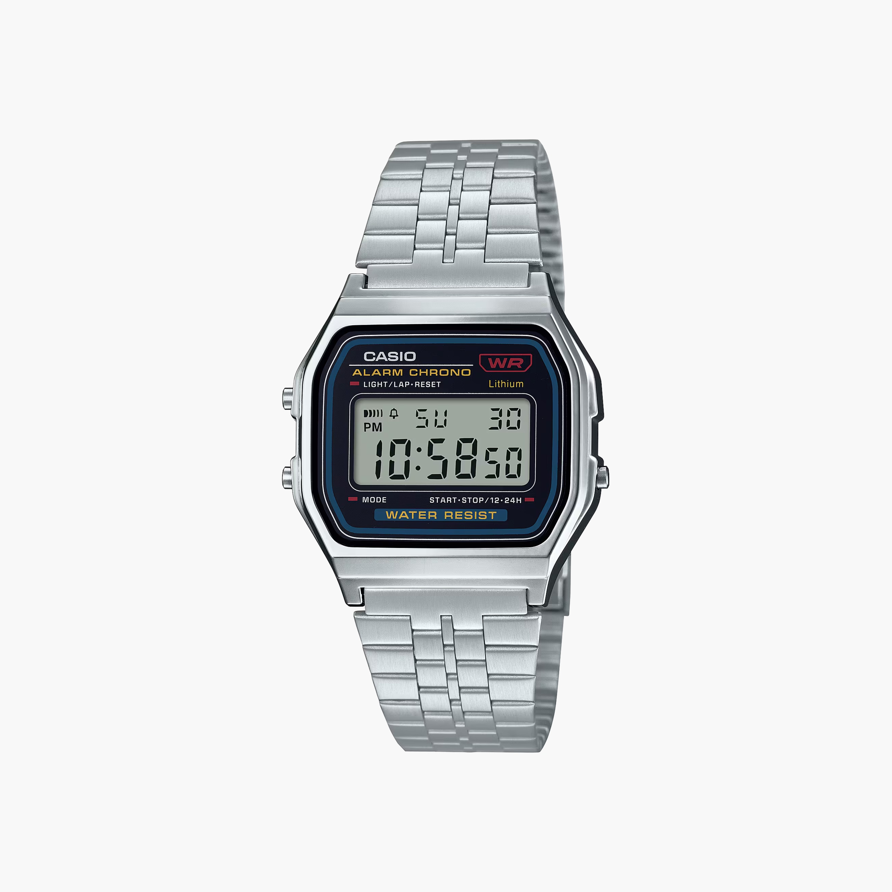 Casio Digital Watch Stainless Steel Silver-men-watchesandjewellery-watches-image-6