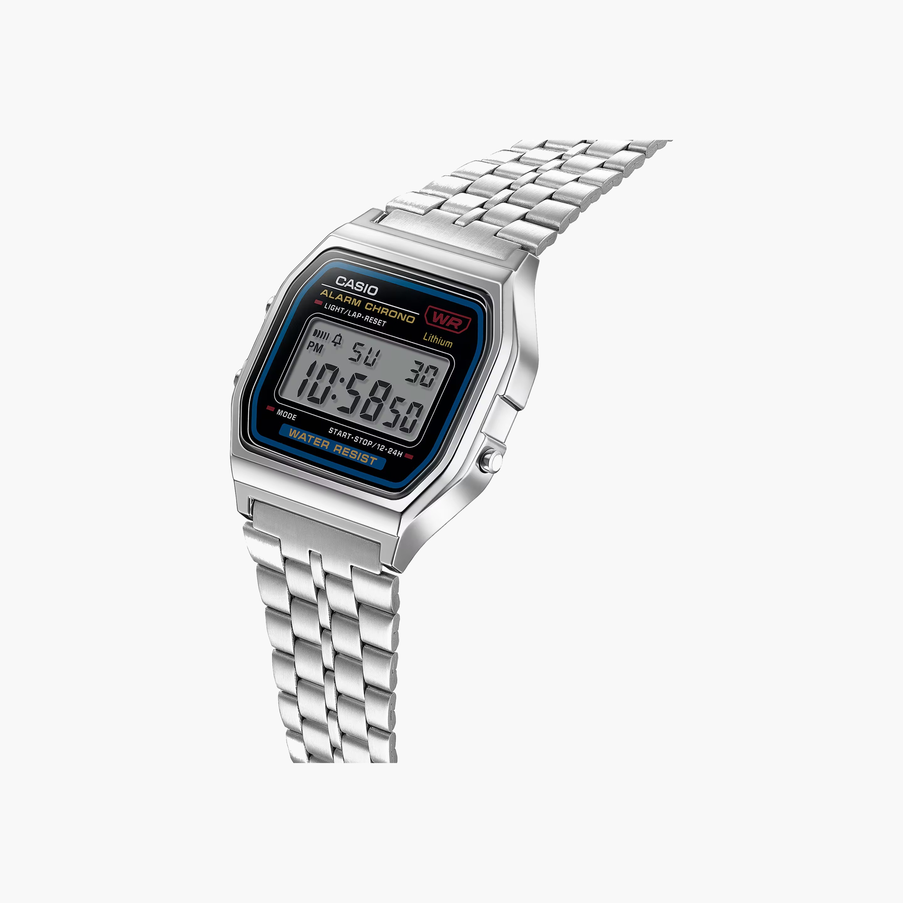 Casio Digital Display Stainless Steel Watch-men-watchesandjewellery-watches-image-2