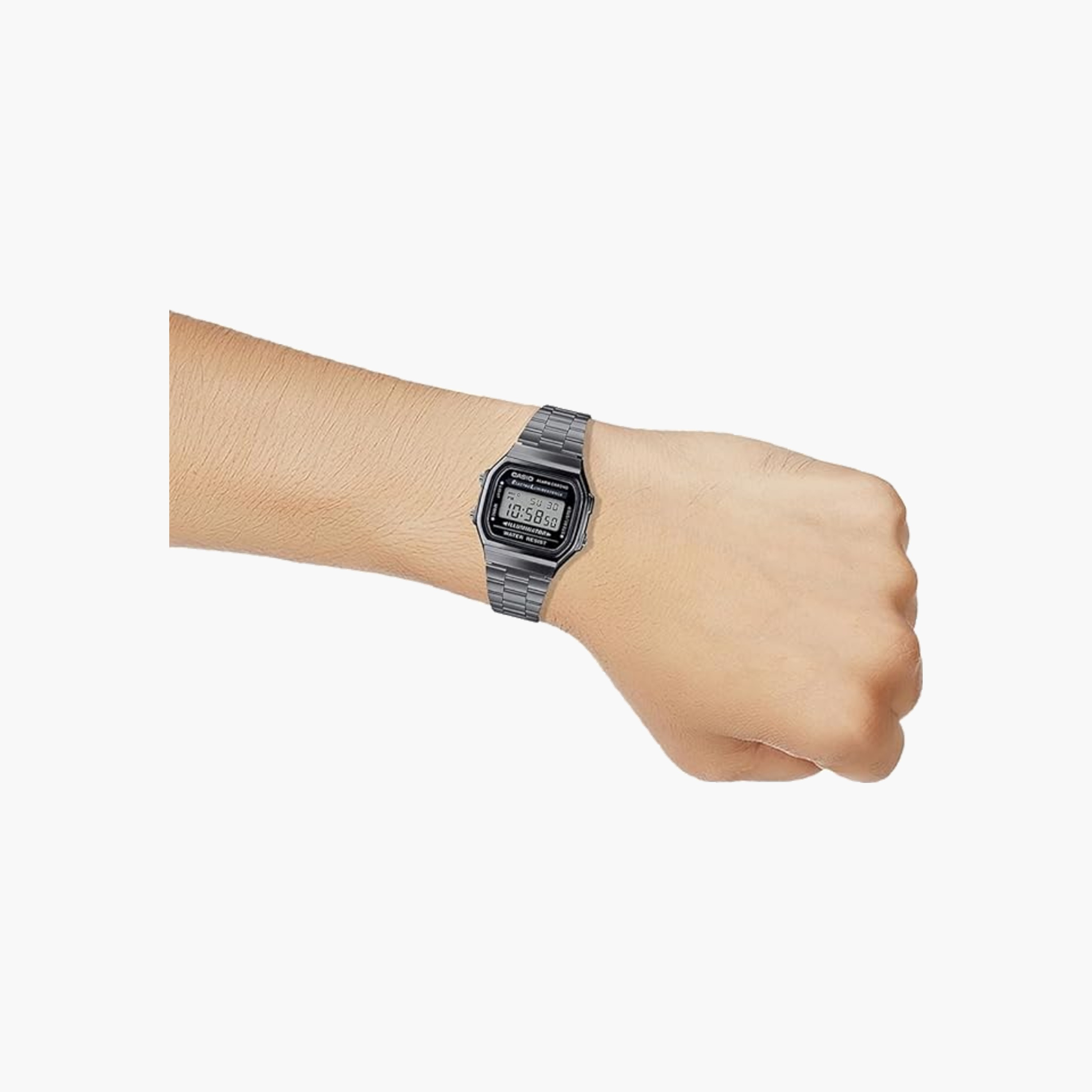 Casio Digital Display Stainless Steel Watch-men-watchesandjewellery-watches-image-4