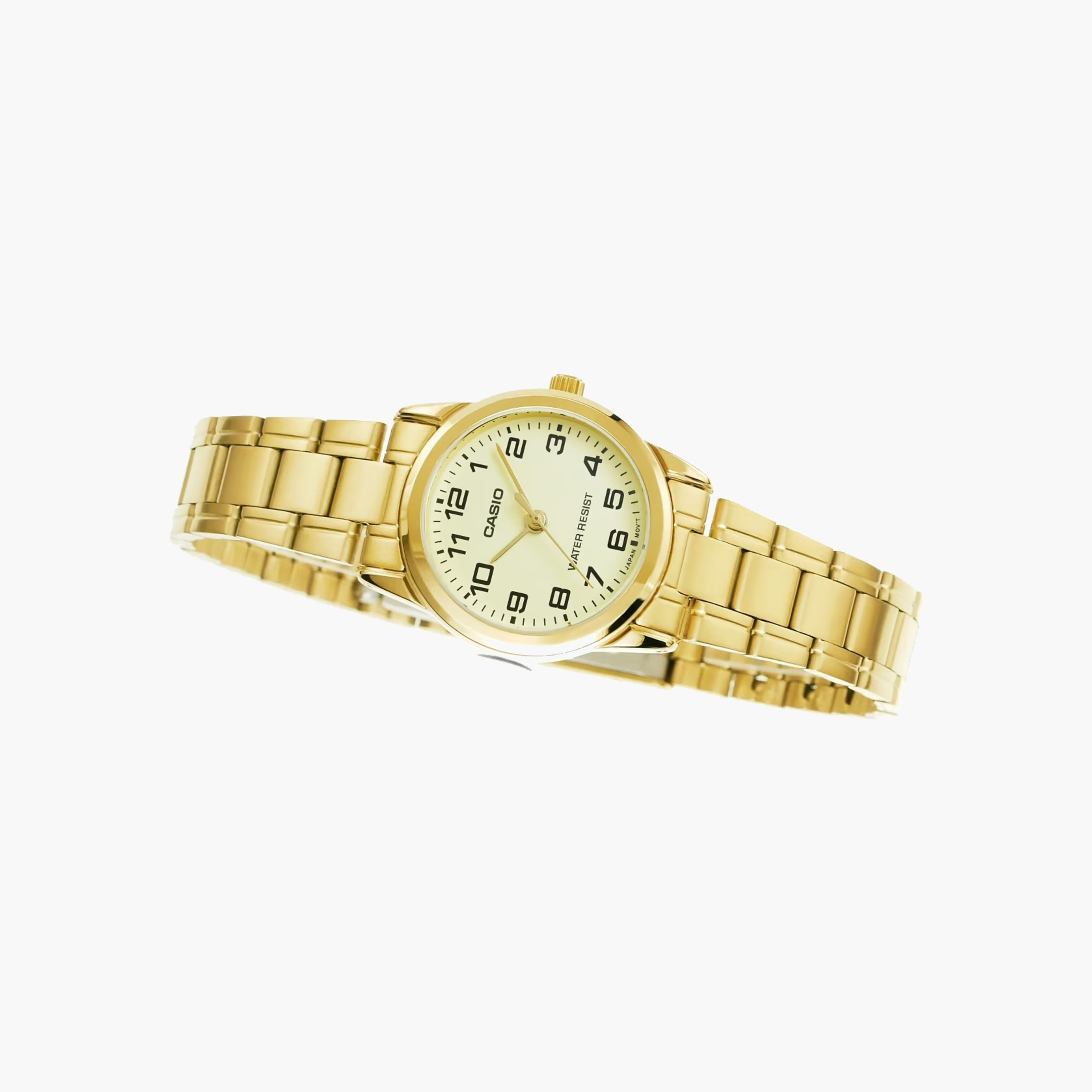 ساعة كاسيو ذهبية اللون من الفولاذ المقاوم للصدأ، ساعة تناظرية-women-watchesandjewellery-watches-image-2