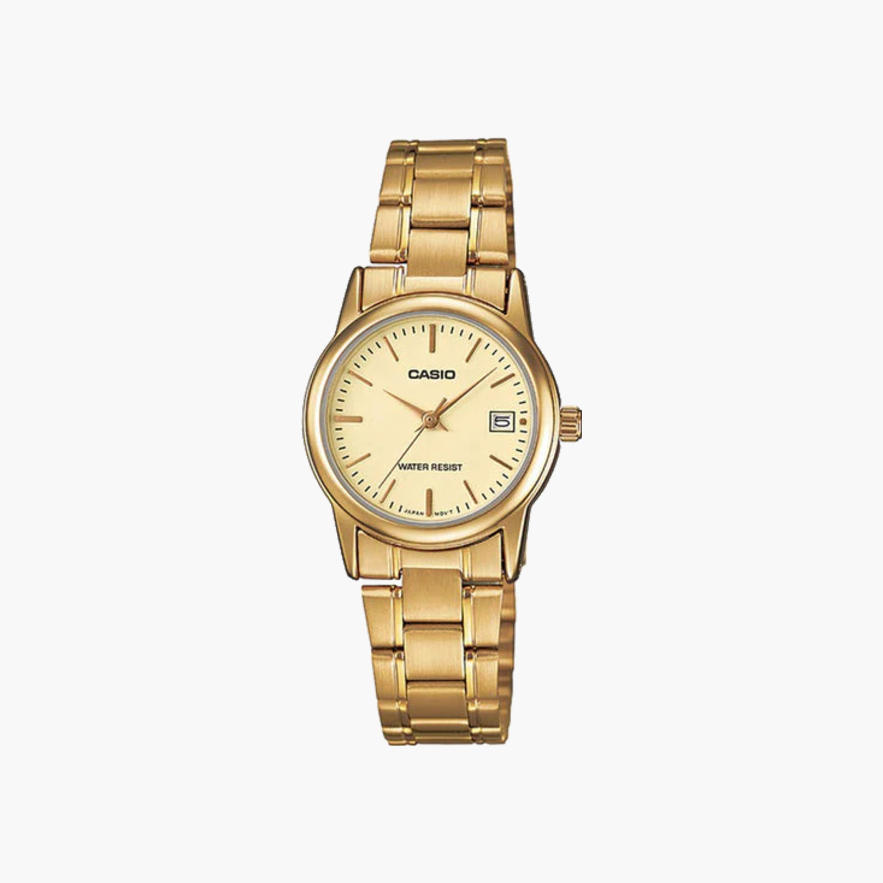 Casio Champagne Dial Gold-Tone Watch-women-watchesandjewellery-watches-image-1