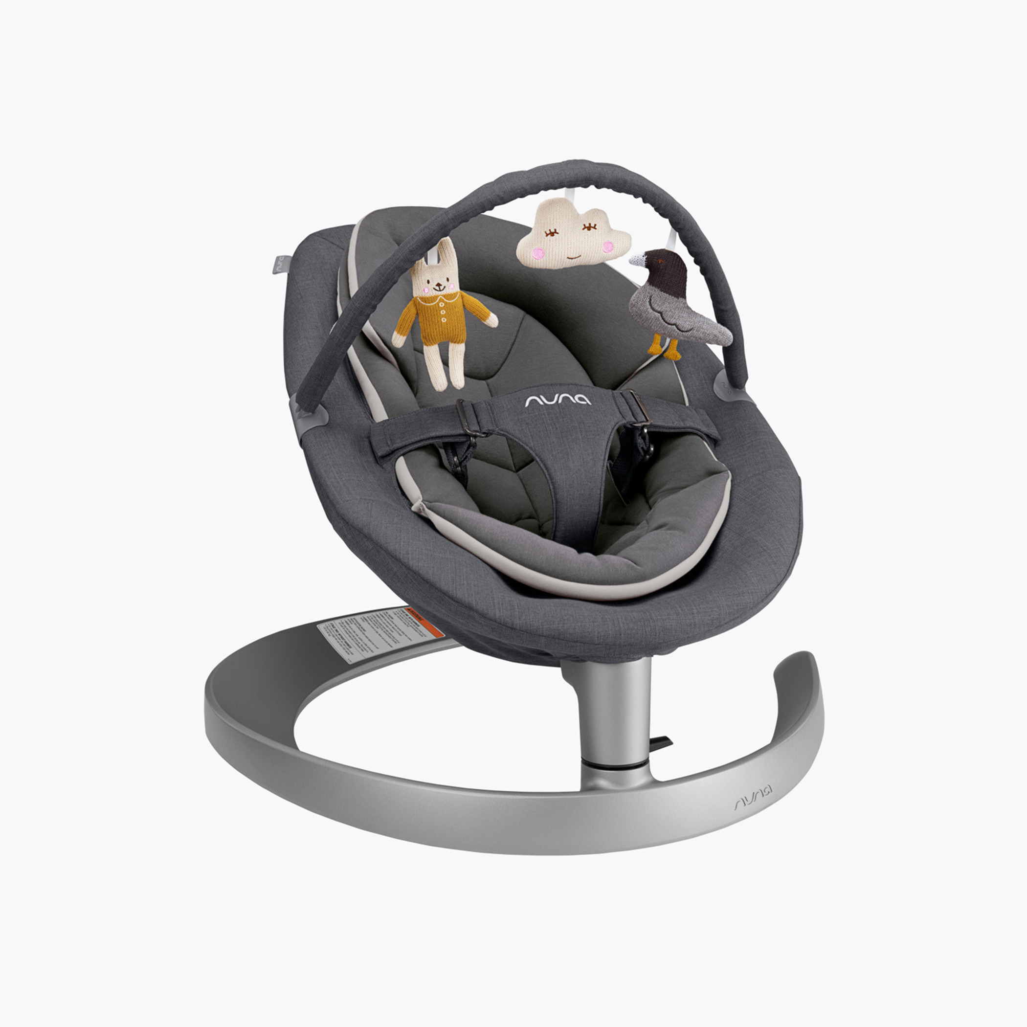 Nuna Leaf Grow Baby Rocker with Toy Bar-baby-infantactivity-rockers-image-1