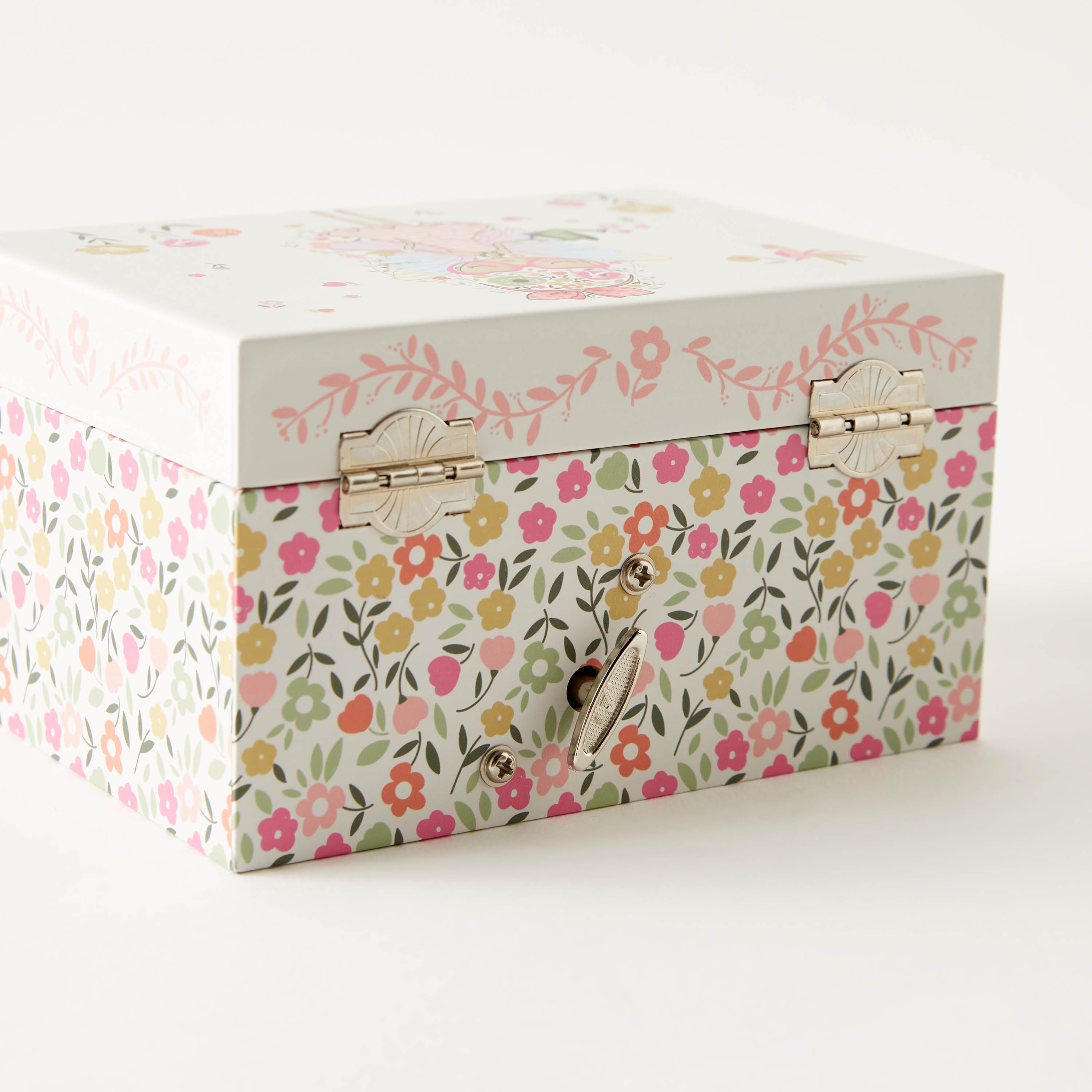 Graphic Print Rectangular Musical Jewellery Box with Doll Accent and Mirror-women-watchesandjewellery-jewellery-storage-image-3