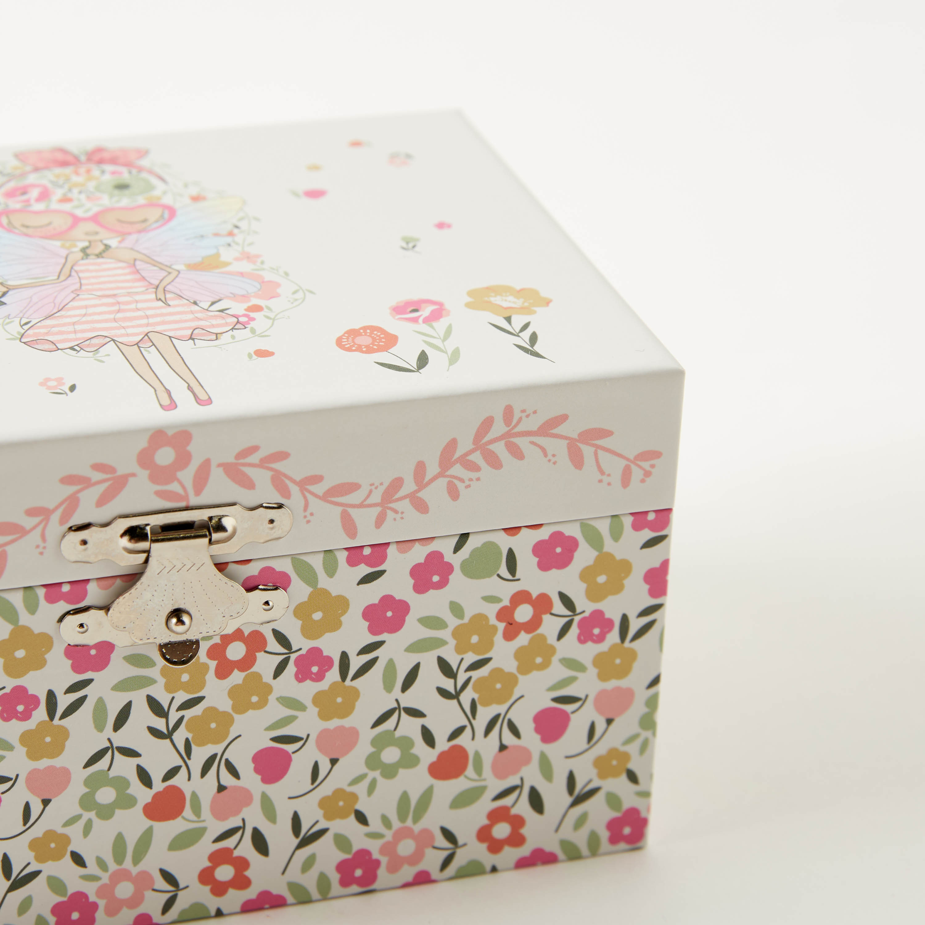 Graphic Print Rectangular Musical Jewellery Box with Doll Accent and Mirror-women-watchesandjewellery-jewellery-storage-image-5