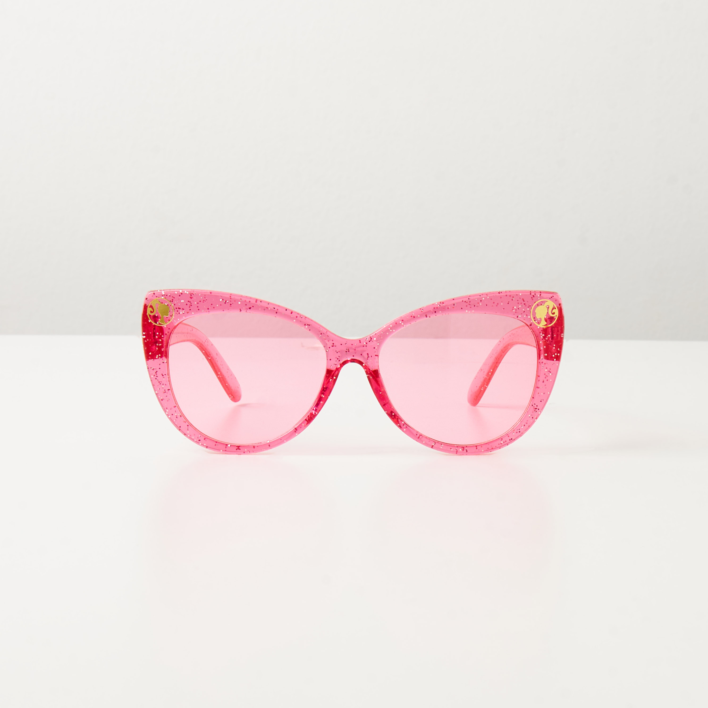 نظارة شمسية بعدسات ملونة وإطار كامل وطبعات باربي-girls-accessories-sunglasses-image-1