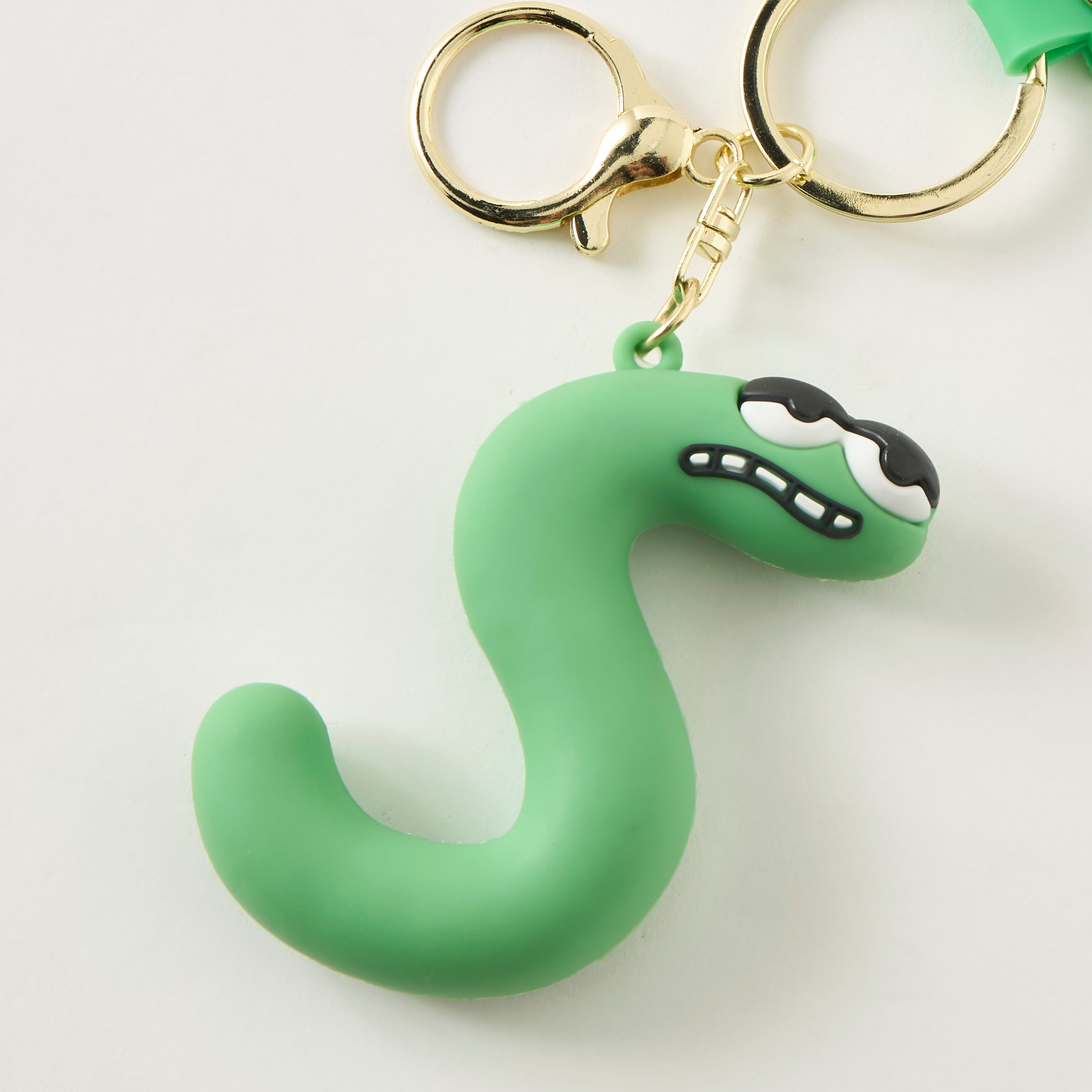 Initial S Keychain with Hook-girls-accessories-keyringsandbagcharms-image-3