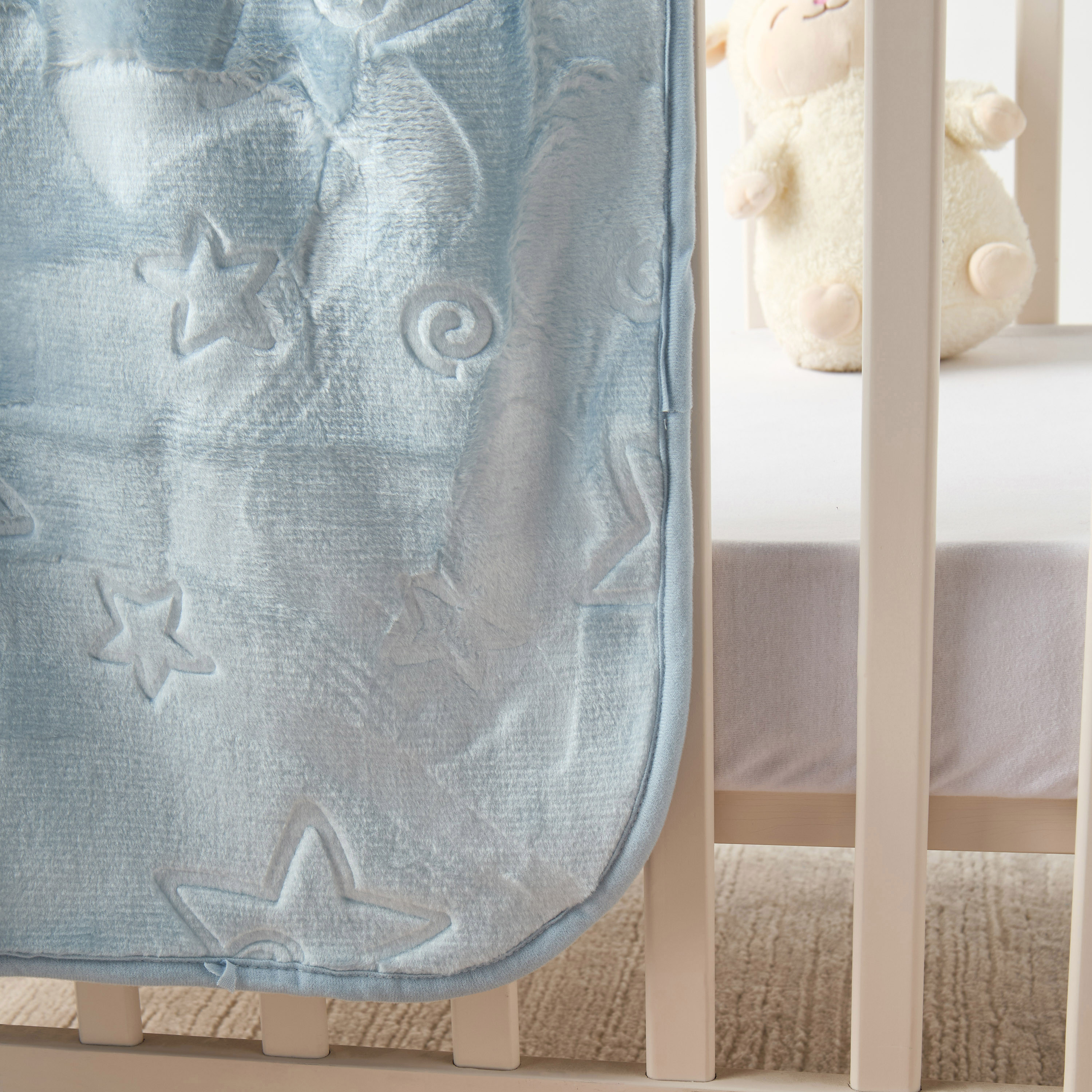 Pielsa All-Over Star Textured Blanket - 110x140 cm-baby-nursery-blanketsandswaddles-blanketsandquilts-image-3