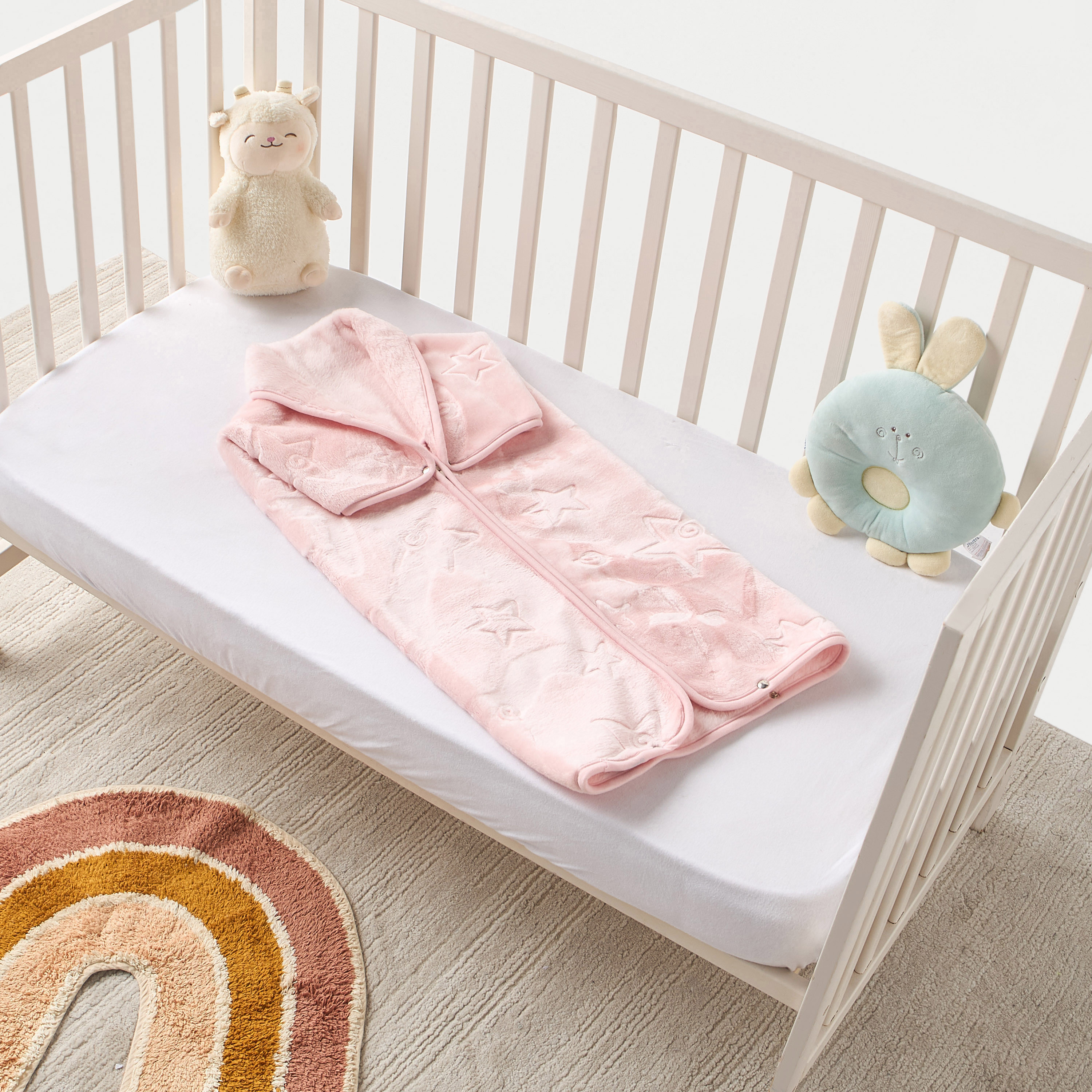 Pielsa All-Over Star Textured Nest Blanket - 80x90 cm-baby-nursery-blanketsandswaddles-blanketsandquilts-image-1