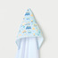 Juniors 3-Piece Car Print Hooded Towel Set - 76x76 cm-baby-bathandcare-towels-image-4