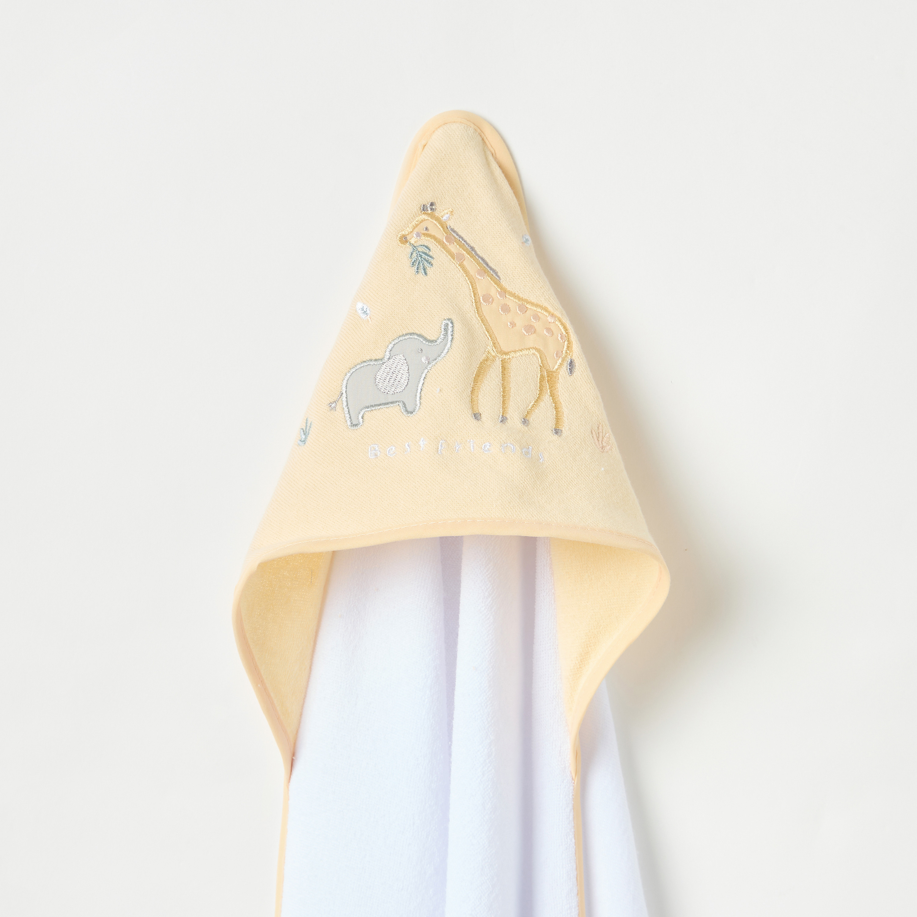 Juniors 3-Piece Safari Print Hooded Towel Set - 76x76 cm-baby-bathandcare-towels-image-4