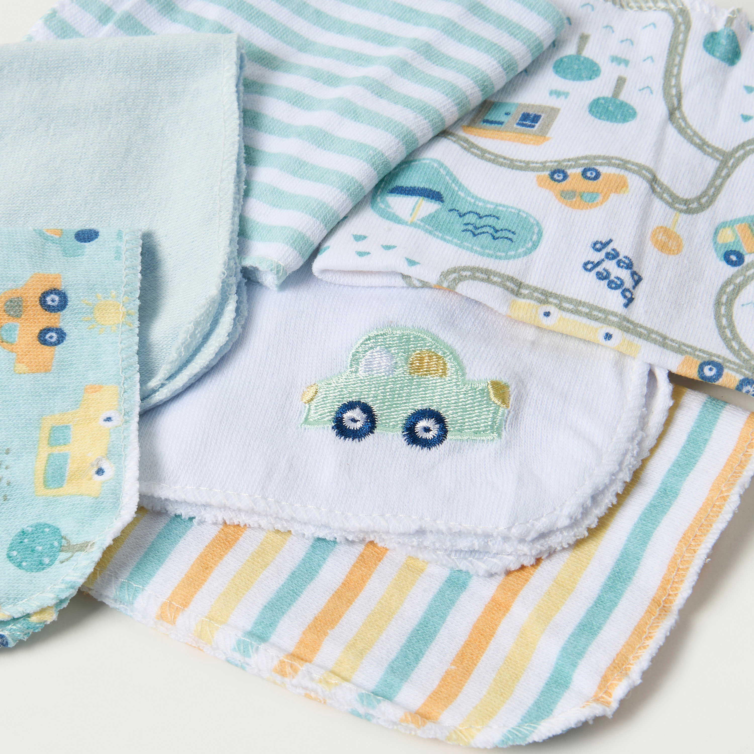Juniors 6-Piece Assorted Wash Cloth Set - 25x25 cm-baby-bathandcare-towels-image-4