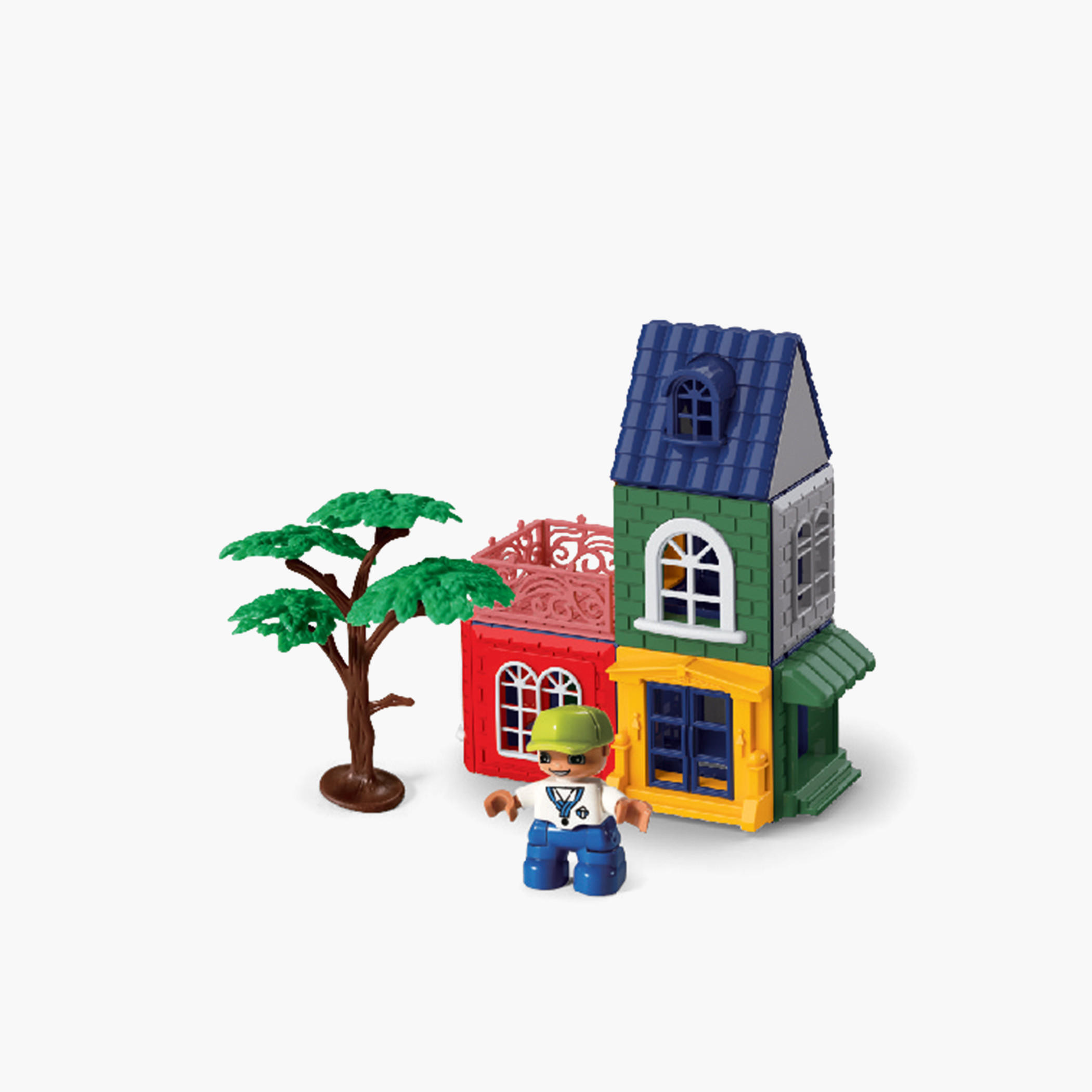مجموعة مكعبات بناء القلعة من جلو-toys-buildingblocks-blocks-image-1