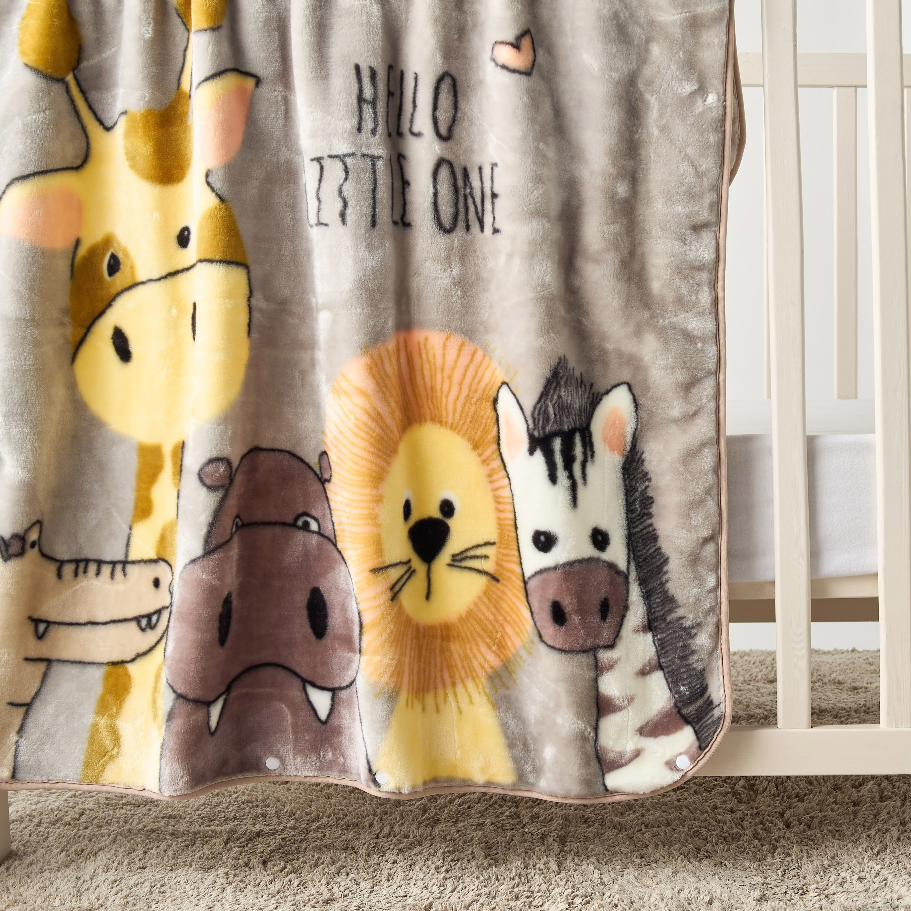 Juniors Animal Print Raschel Blanket - 80x90 cms-baby-nursery-blanketsandswaddles-blanketsandquilts-image-3