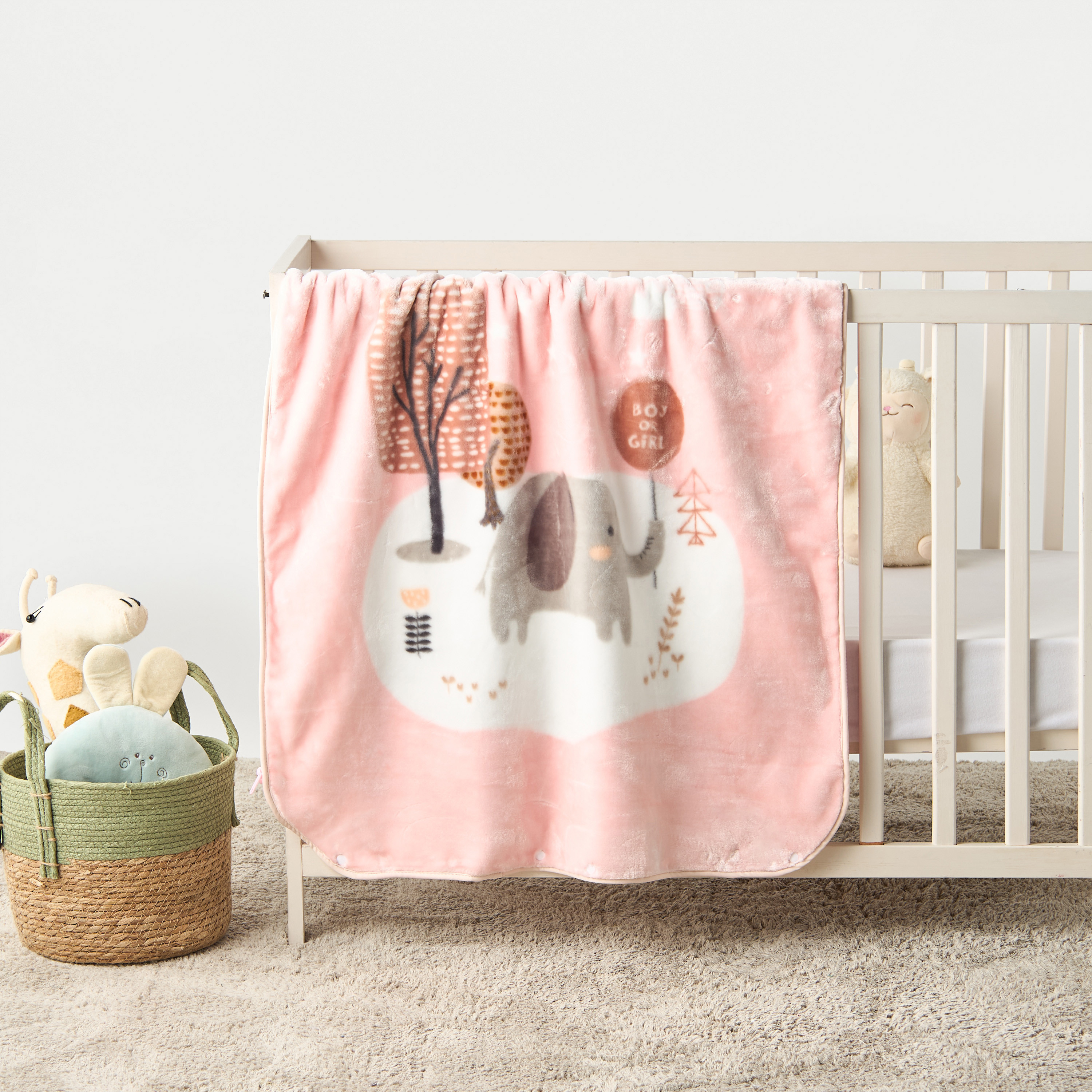 Juniors Printed Raschel Blanket - 80x90 cm-baby-nursery-blanketsandswaddles-blanketsandquilts-image-1
