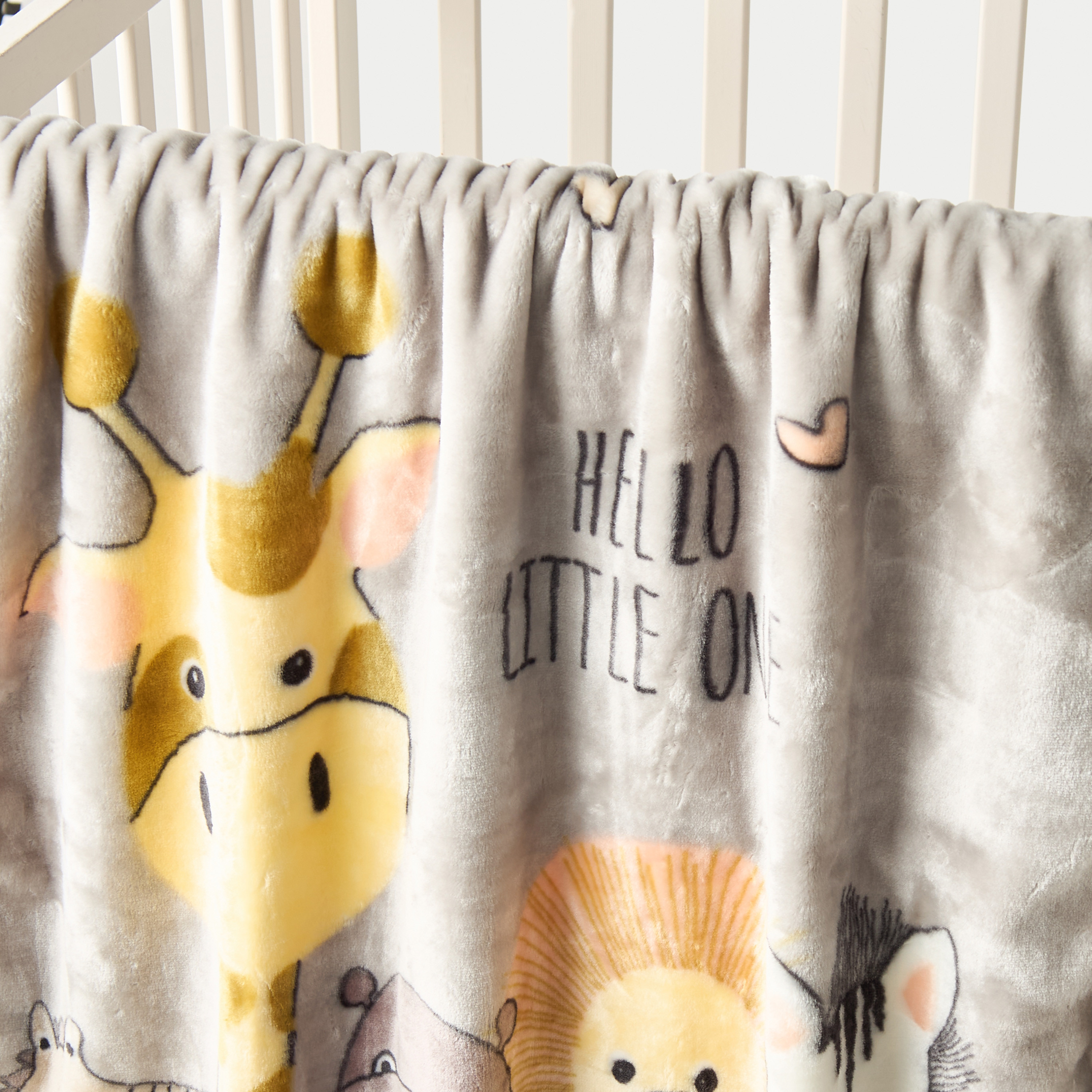 Juniors All-Over Wild Animal Print Baby Blanket - 80x100 cm-baby-nursery-blanketsandswaddles-blanketsandquilts-image-2