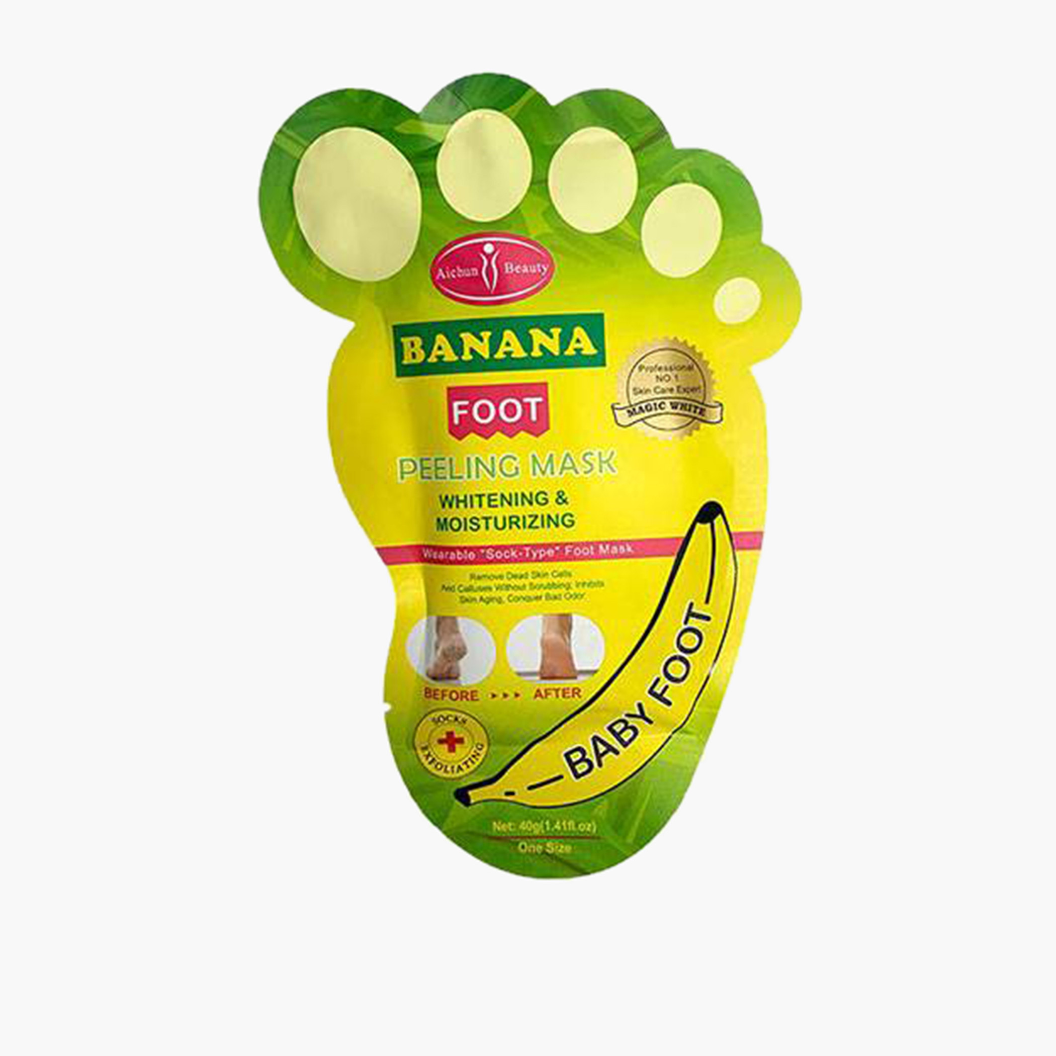 Guanjing Banana Peeling Foot Mask - 40 gms-beautyandpersonalcare-bathandbody-handsandfeet-image-1