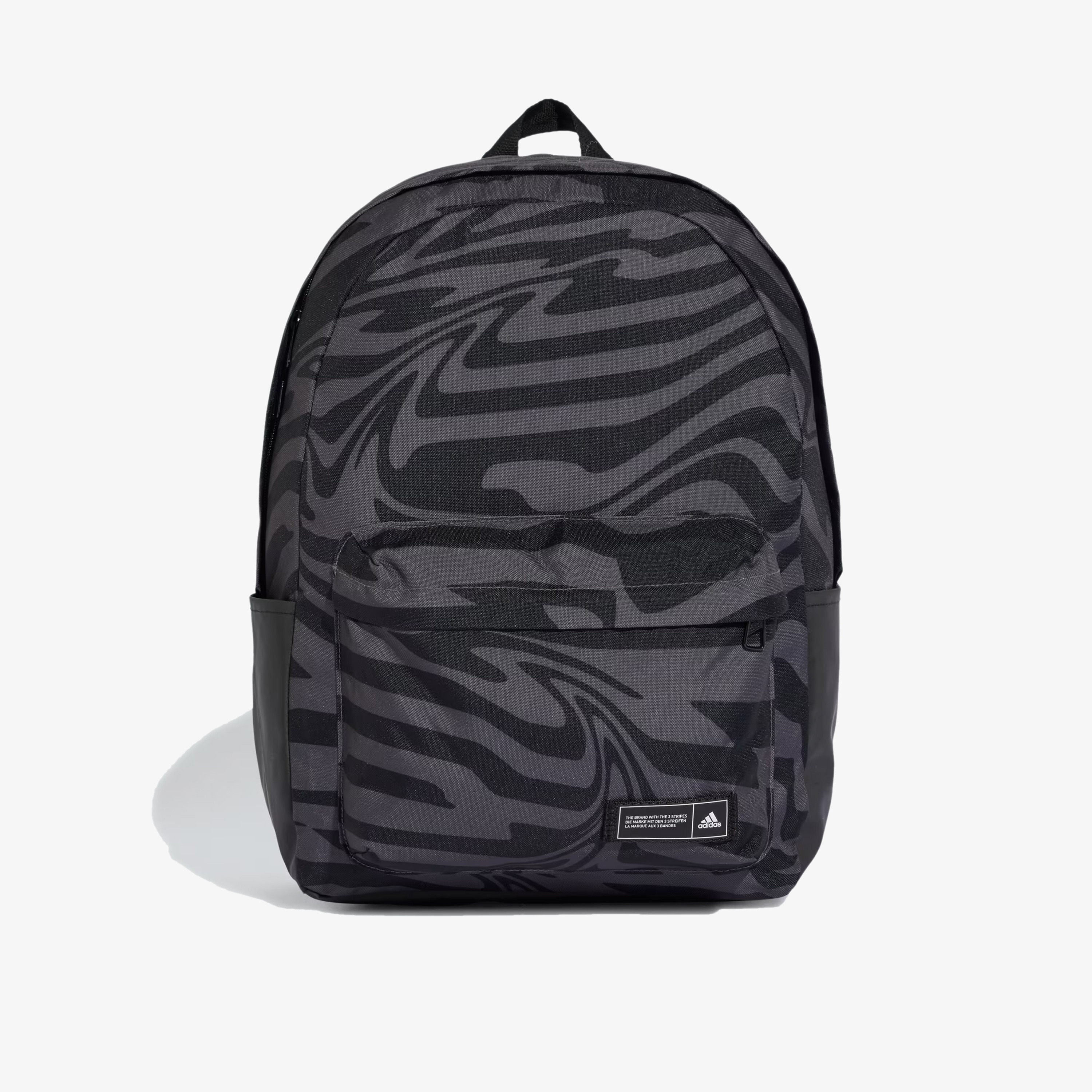 Adidas All Over Print Backpack with Zip Closure