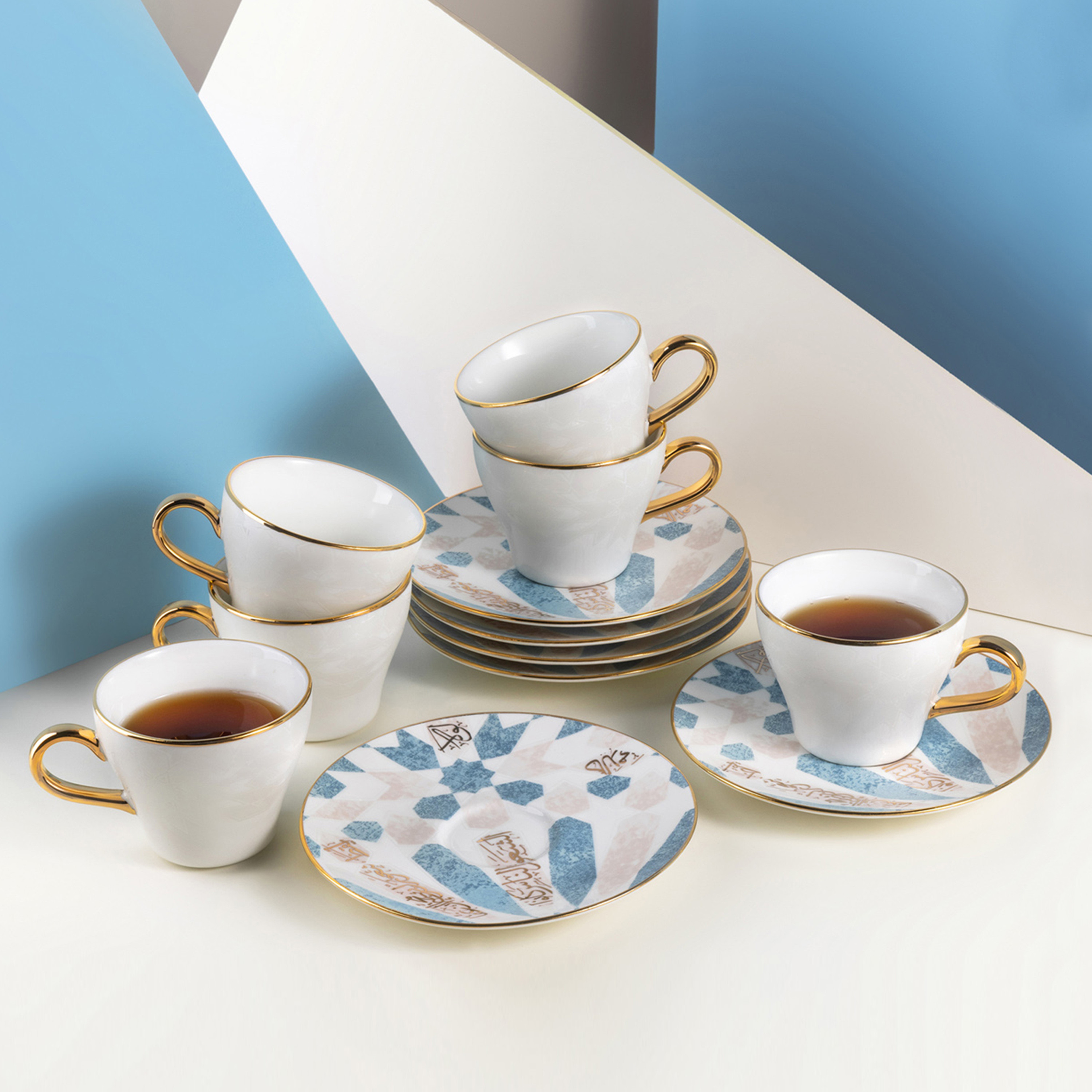 Otantik 12-Piece Cup and Saucer Set-household-dining-teaandcoffee-teaandcoffeesets-image-1