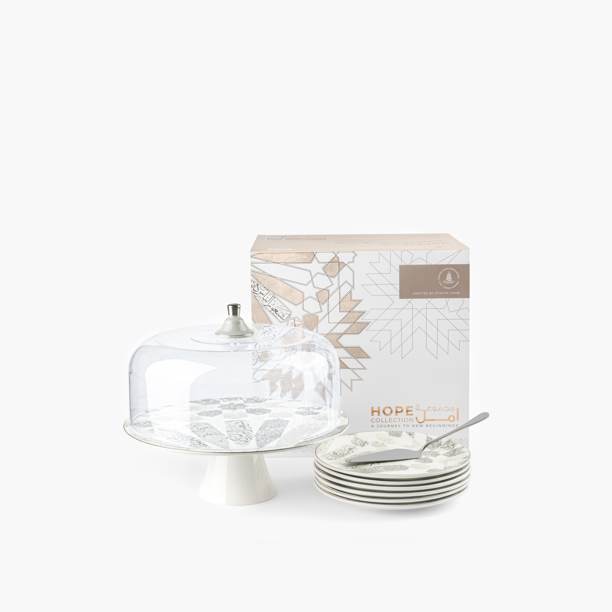 Otantik Amal Printed 8-Piece Porcelain Cake Set-household-dining-serveware-cakestands-image-3