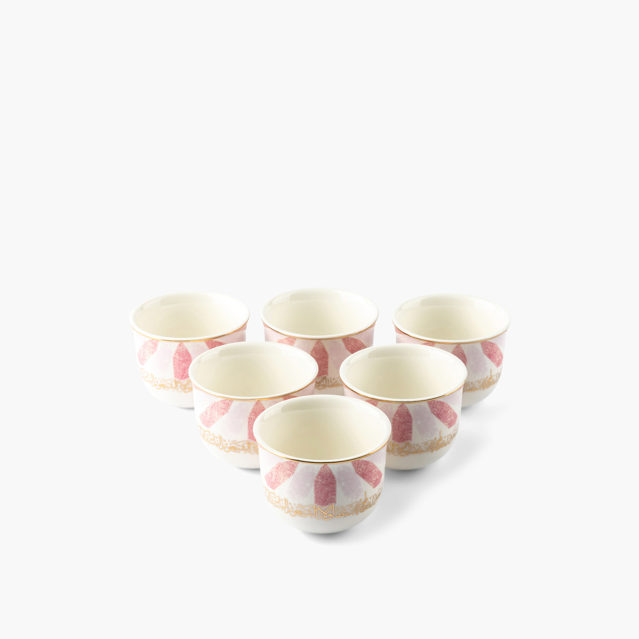 Otantik Amal Printed 6-Piece Porcelain Kahwa Cup Set-household-dining-teaandcoffee-teaandcoffeesets-image-2