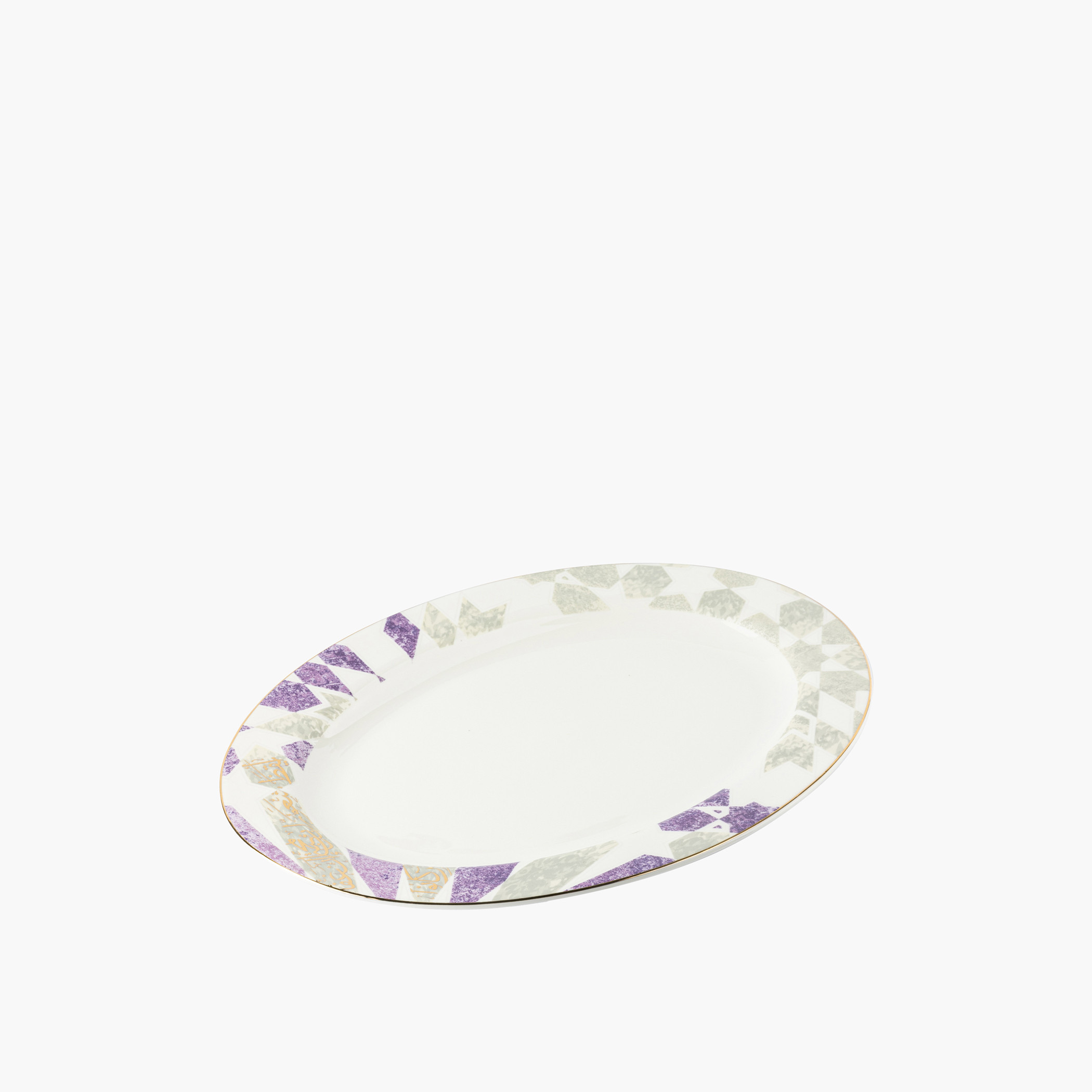 Otantik Amal Printed Porcelain Platter - 34x23 cm-household-dining-serveware-servingplatters-image-2