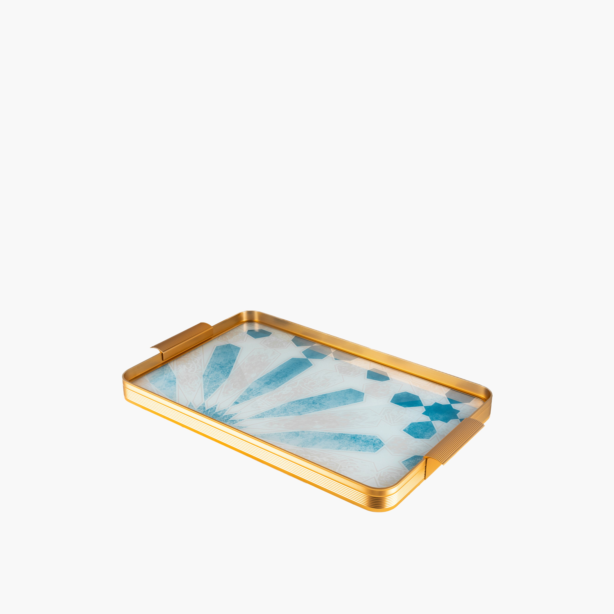 Otantik Amal Printed Serving Tray - 49x32 cms-household-dining-serveware-servingtrays-image-2
