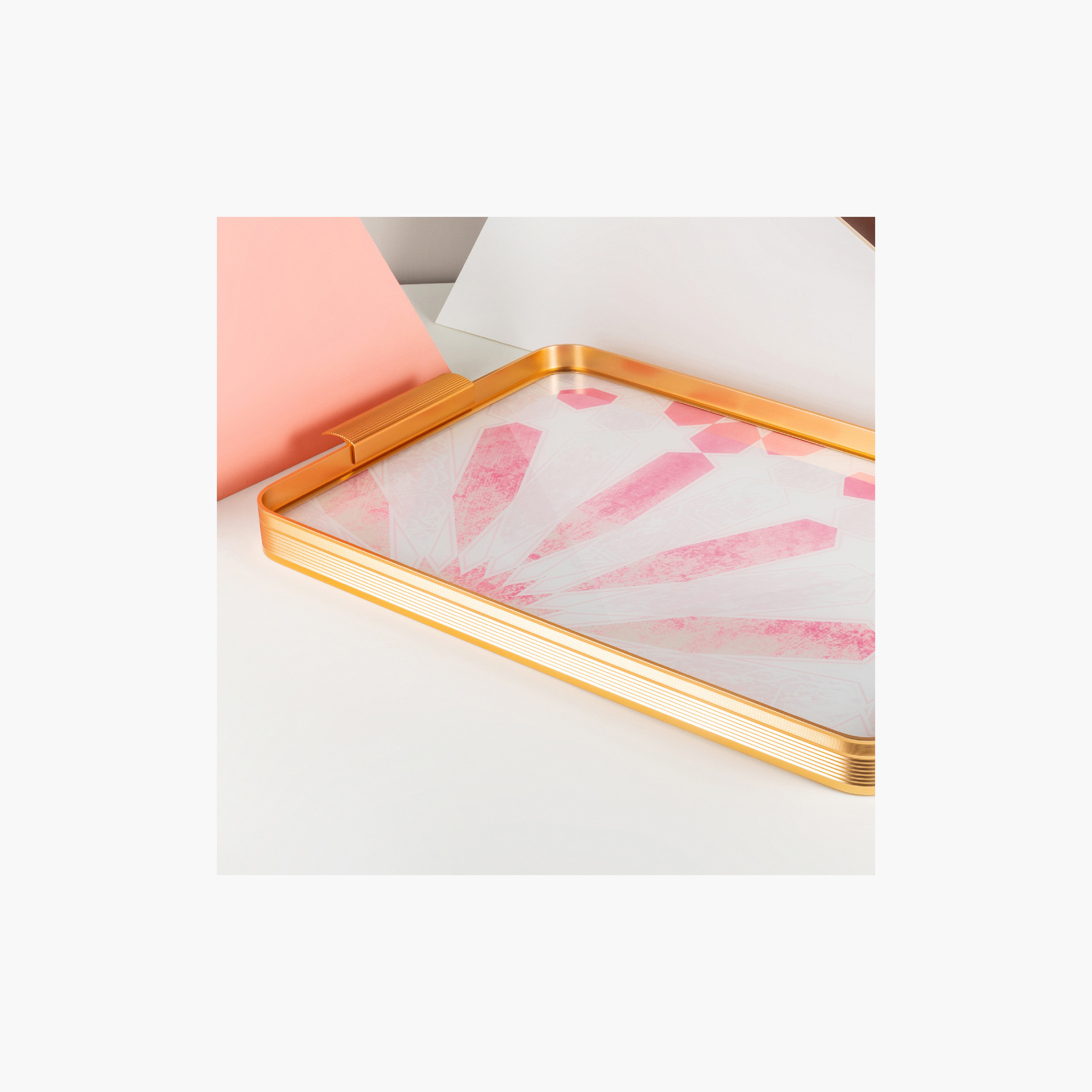 Otantik Amal Printed Serving Tray - 49x32 cms-household-dining-serveware-servingtrays-image-2