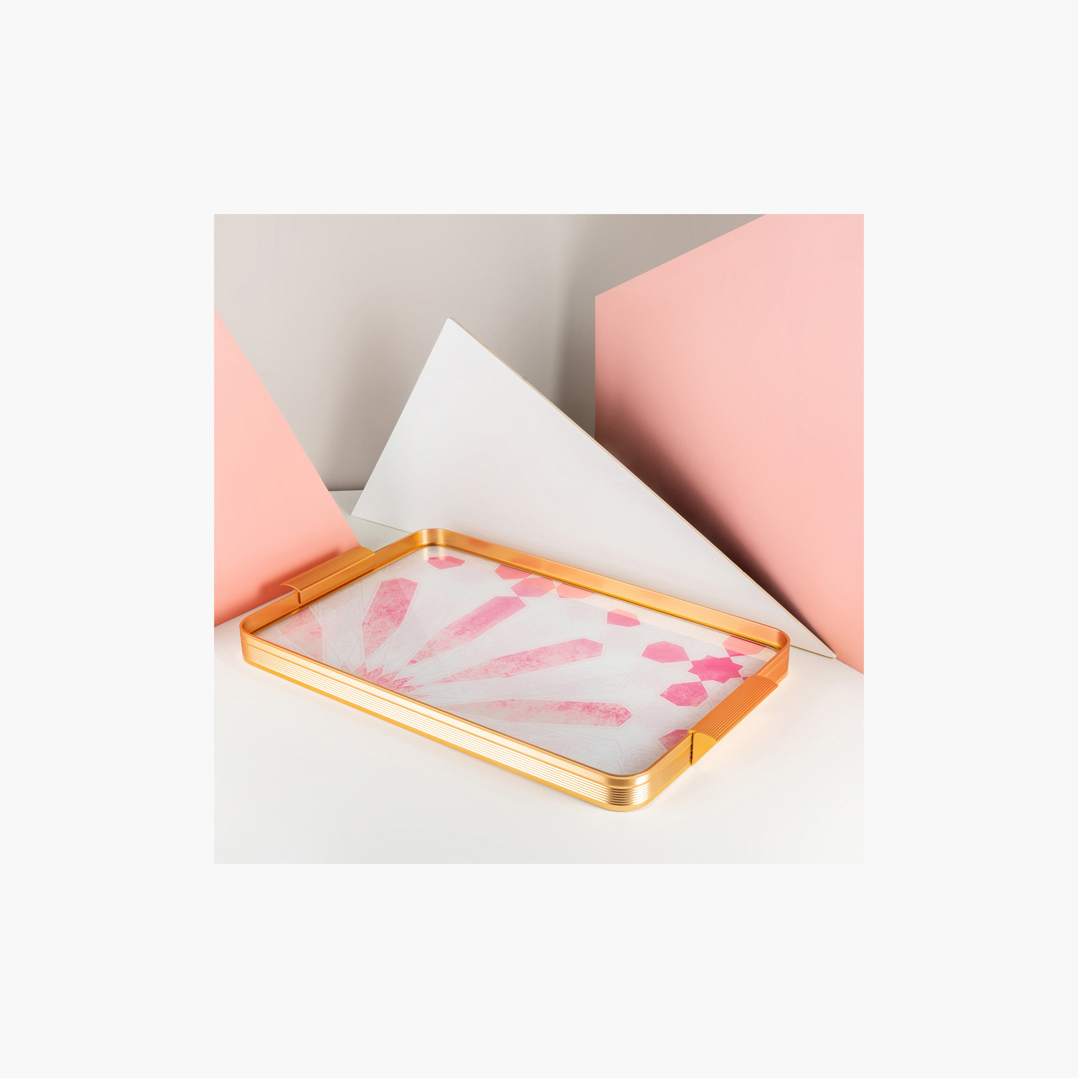 Otantik Amal Printed Serving Tray - 49x32 cms-household-dining-serveware-servingtrays-image-3