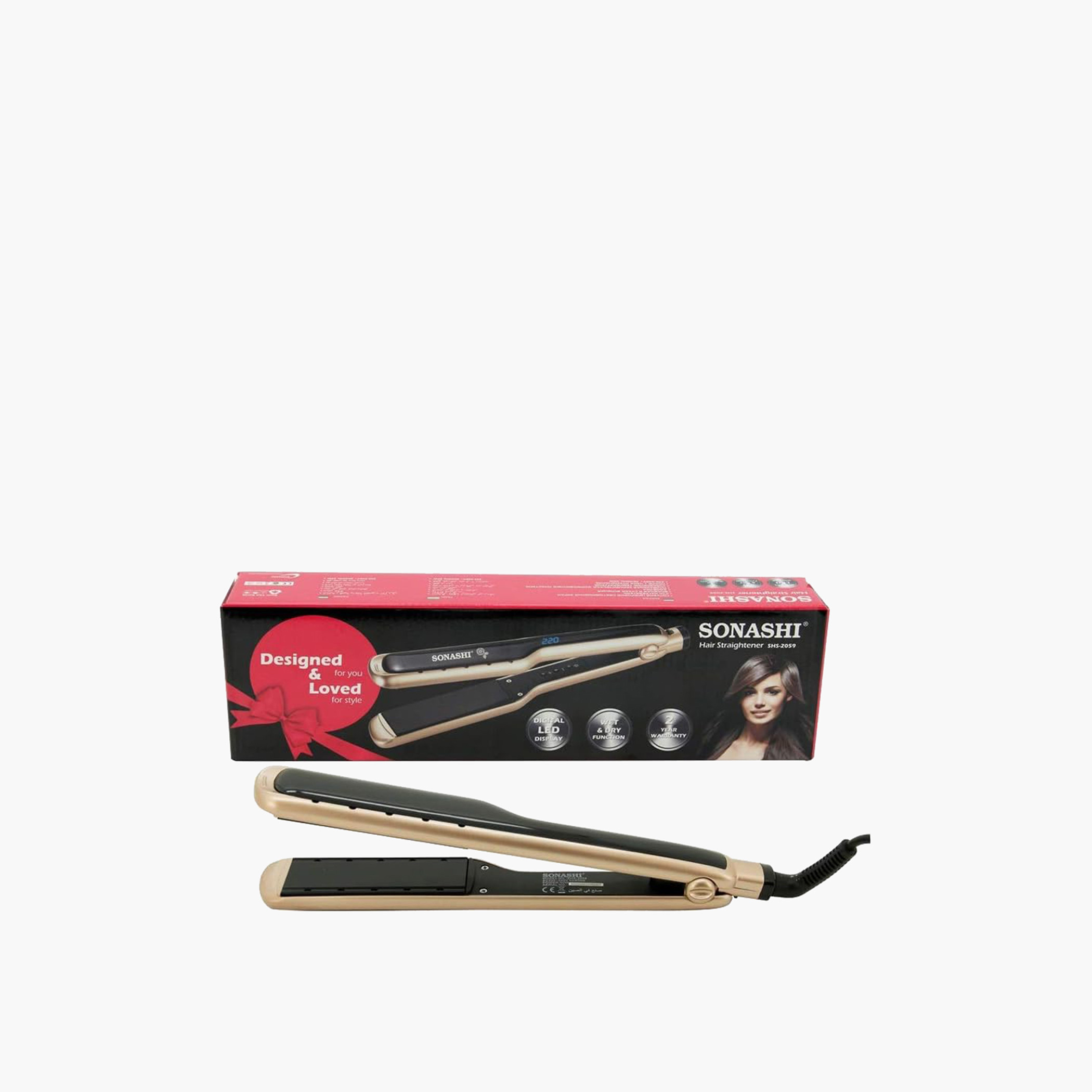 Sonashi Hair Straightener with Digital Control-beautyandpersonalcare-hair-stylingtools-straightener-image-6