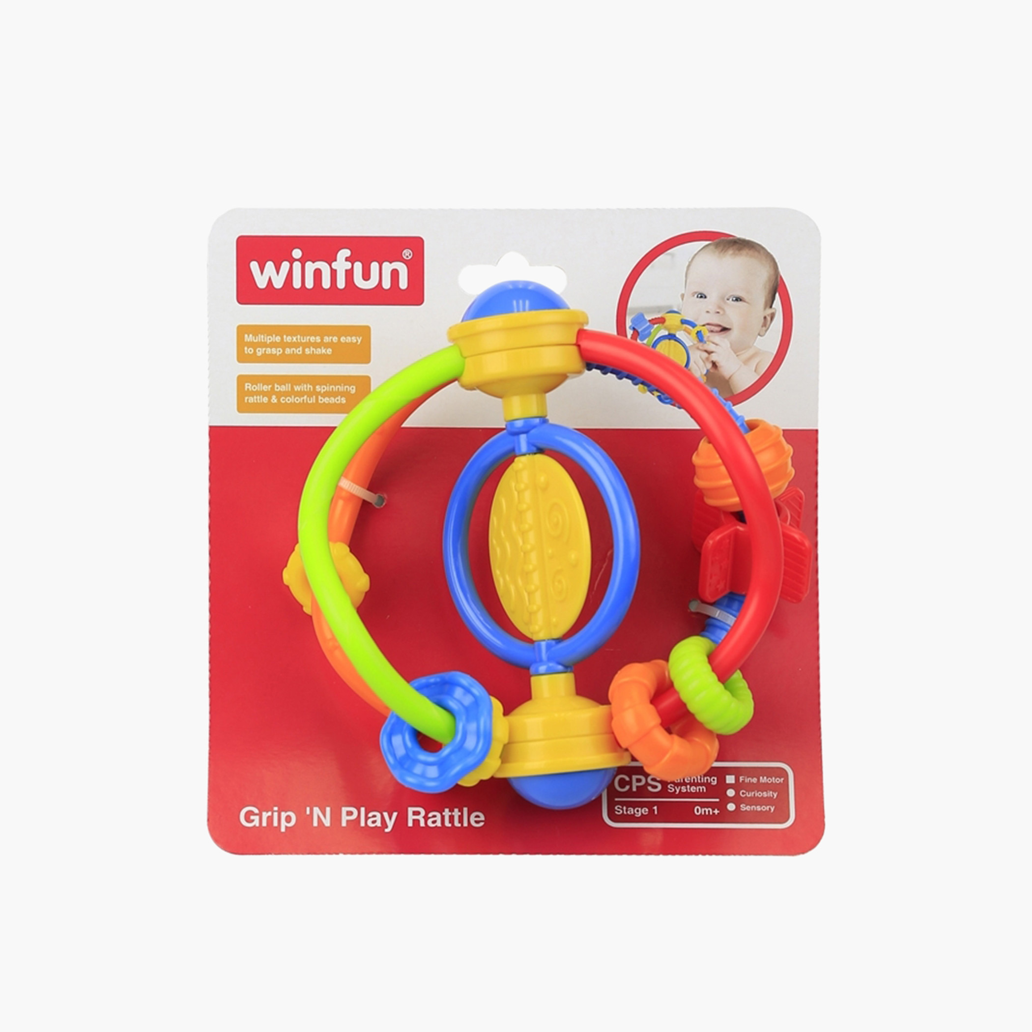 لعبة خشخيشة جريب أند بلاي من وين فان-toys-babyandtoddlertoys-rattlesandteethers-image-1