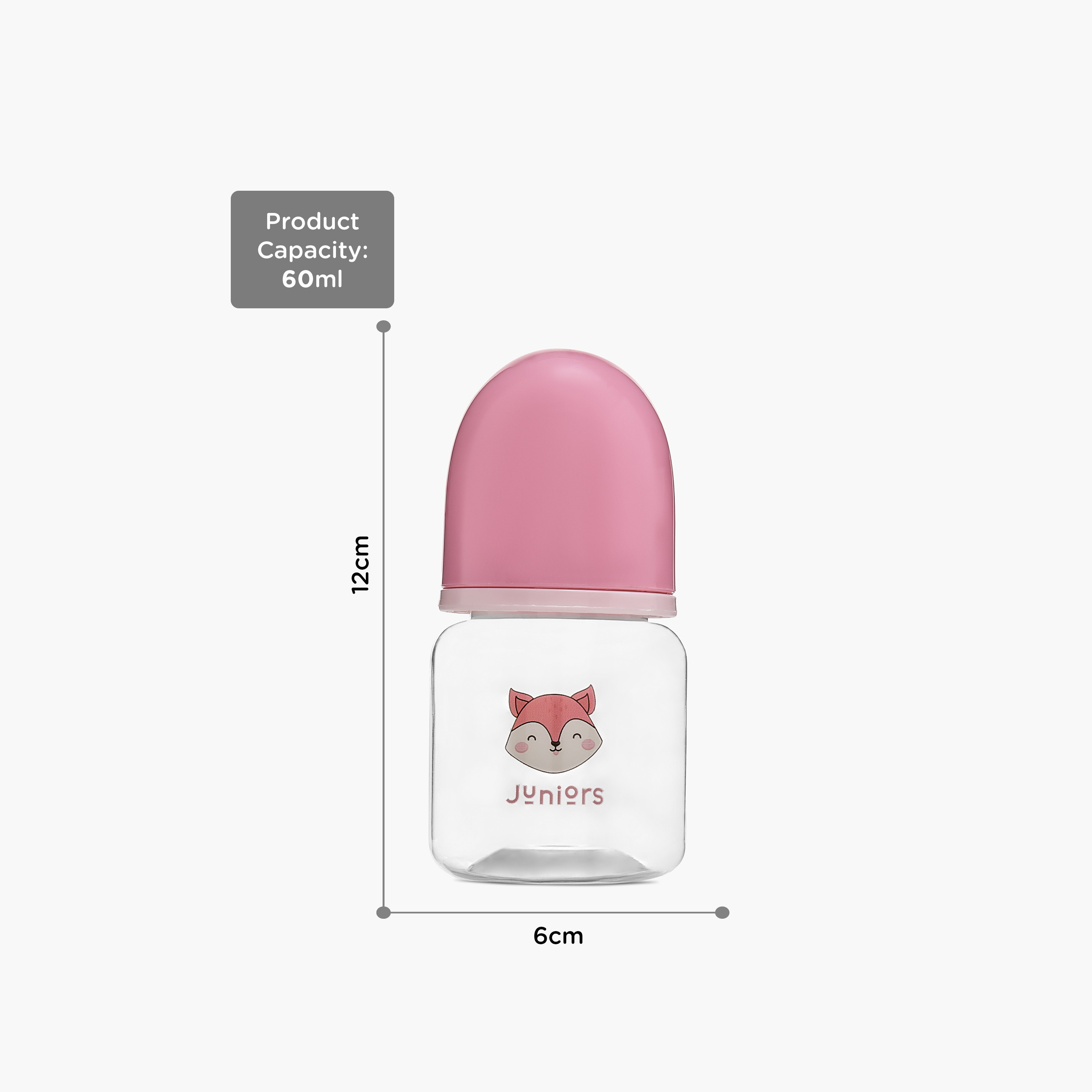 قارورة رضاعة بطبعات من جونيورز - 50 مل-baby-feeding-feedingbottles-bottlesandteats-image-1
