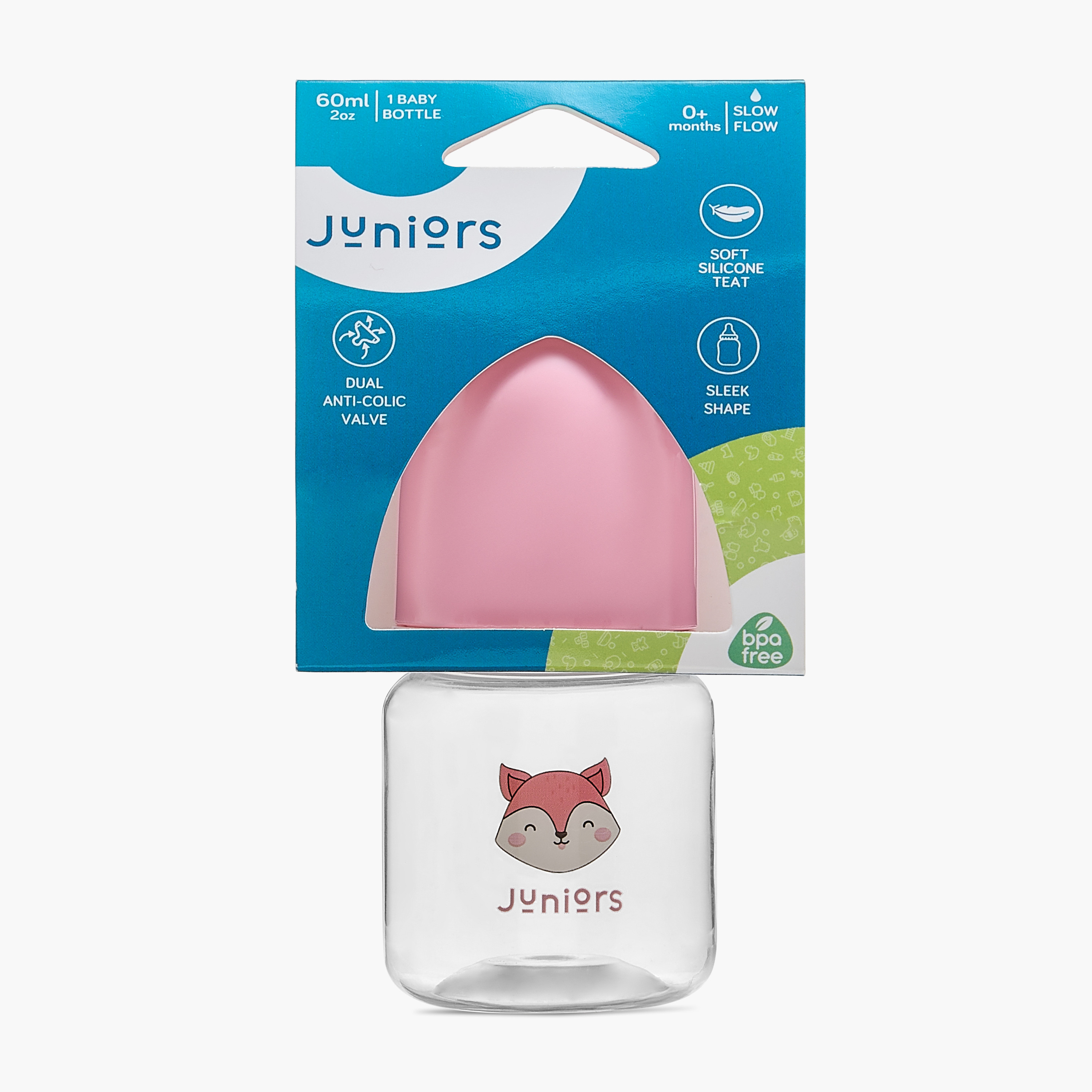 قارورة رضاعة بطبعات من جونيورز - 50 مل-baby-feeding-feedingbottles-bottlesandteats-image-10