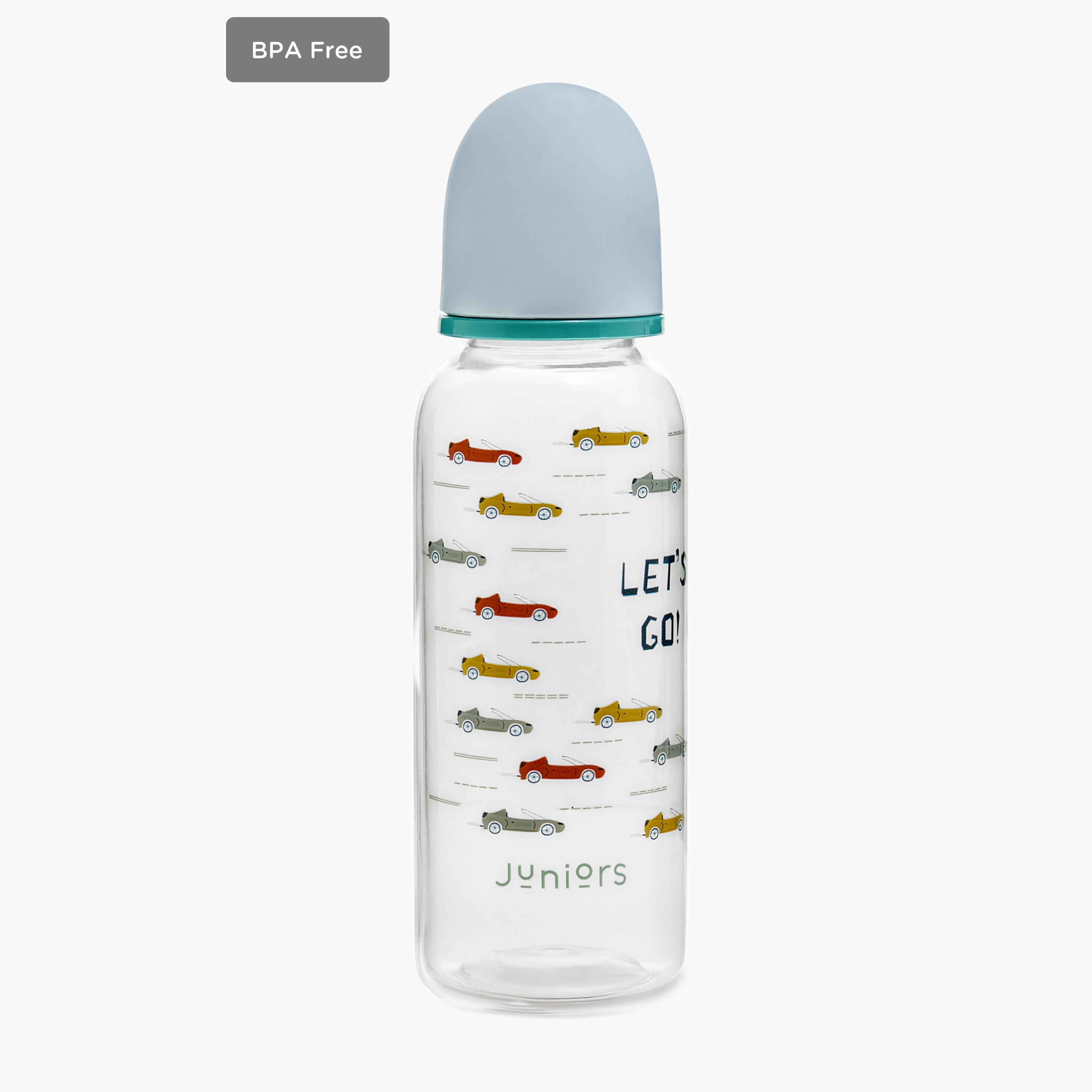 قارورة رضاعة بطبعات من جونيورز - 250 مل-baby-feeding-feedingbottles-bottlesandteats-image-1