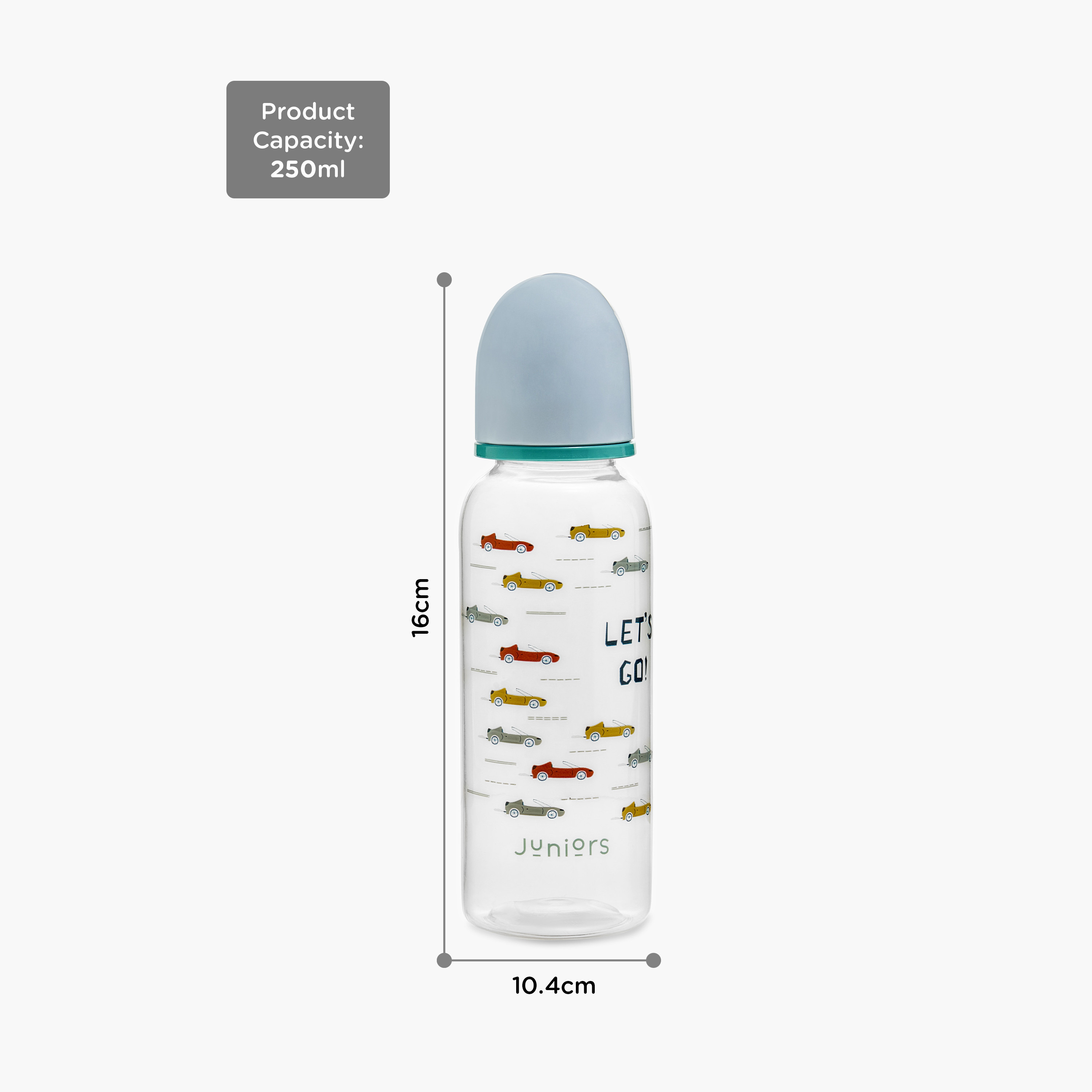قارورة رضاعة بطبعات من جونيورز - 250 مل-baby-feeding-feedingbottles-bottlesandteats-image-10