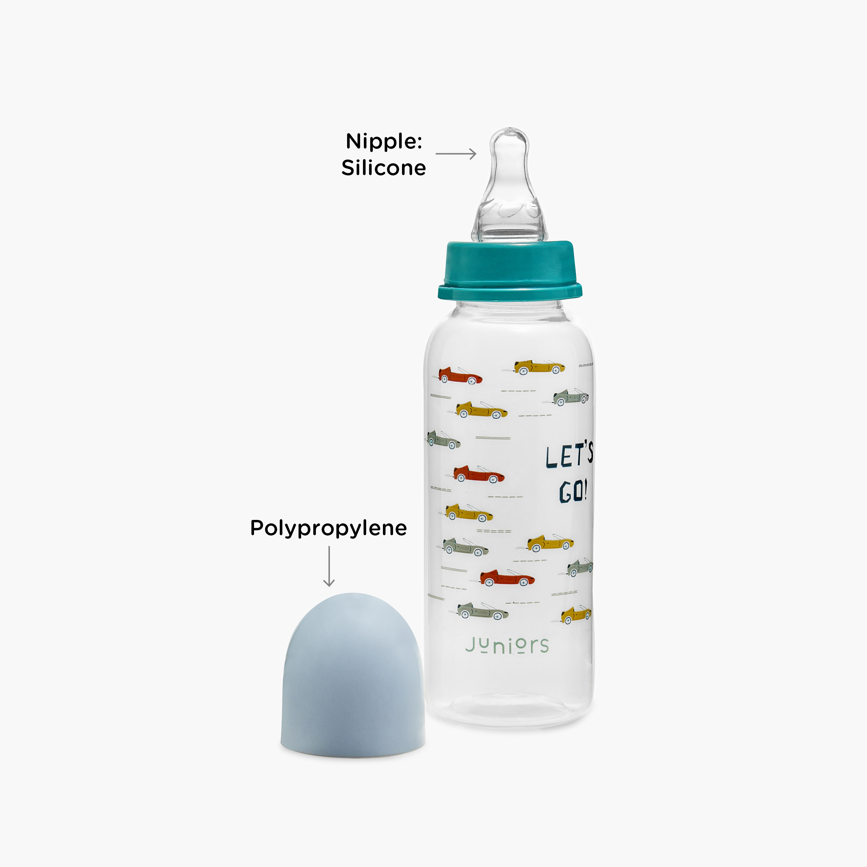 قارورة رضاعة بطبعات من جونيورز - 250 مل-baby-feeding-feedingbottles-bottlesandteats-image-3