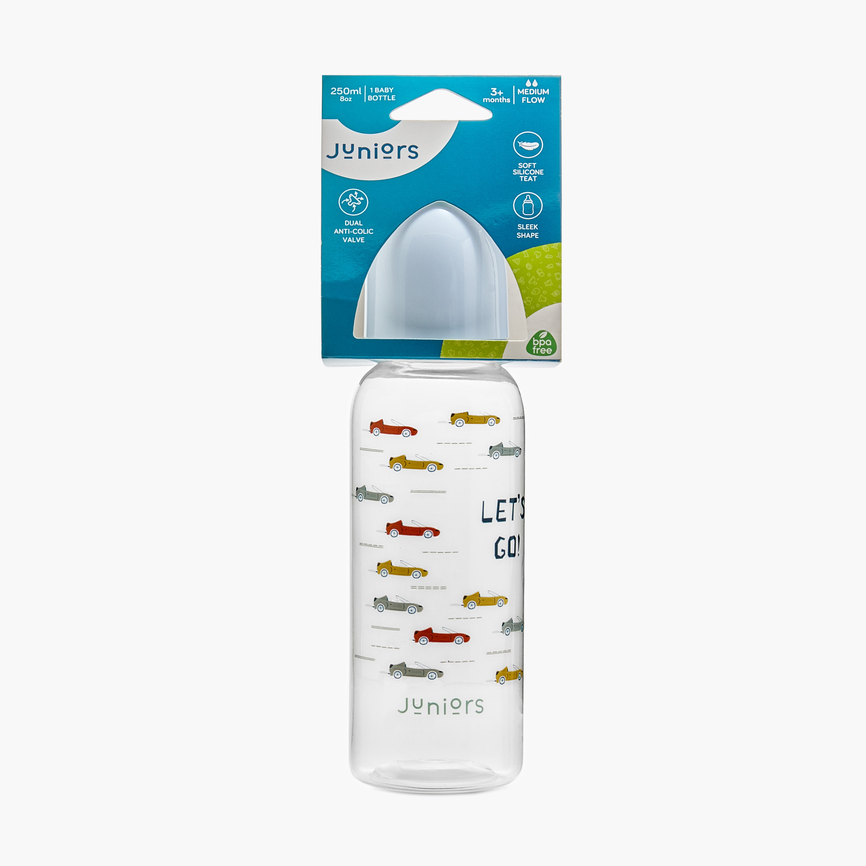 قارورة رضاعة بطبعات من جونيورز - 250 مل-baby-feeding-feedingbottles-bottlesandteats-image-9
