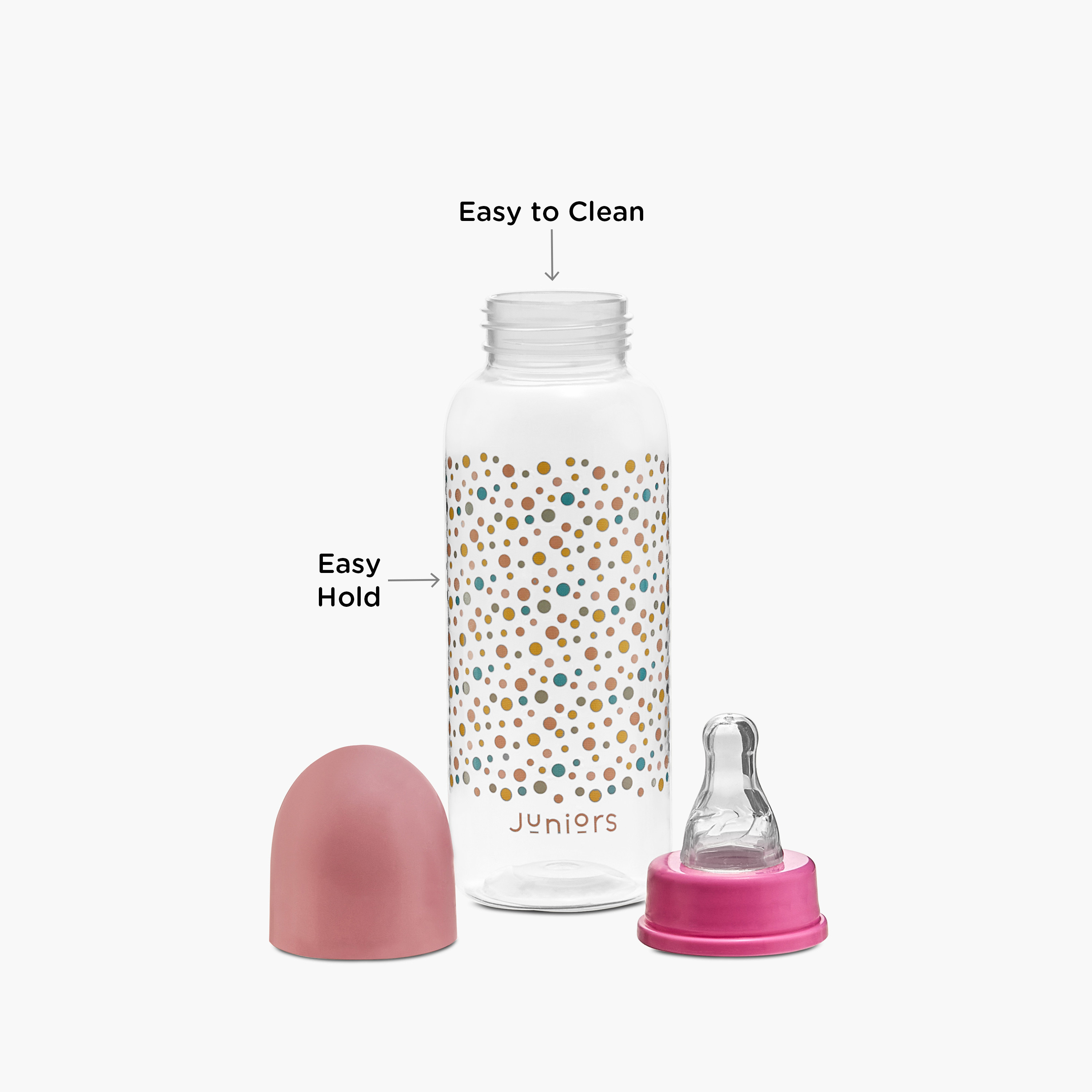 رضّاعة بصمامات مزدوجة مضادة للمغص من جونيورز- 250 مل-baby-feeding-feedingbottles-bottlesandteats-image-5