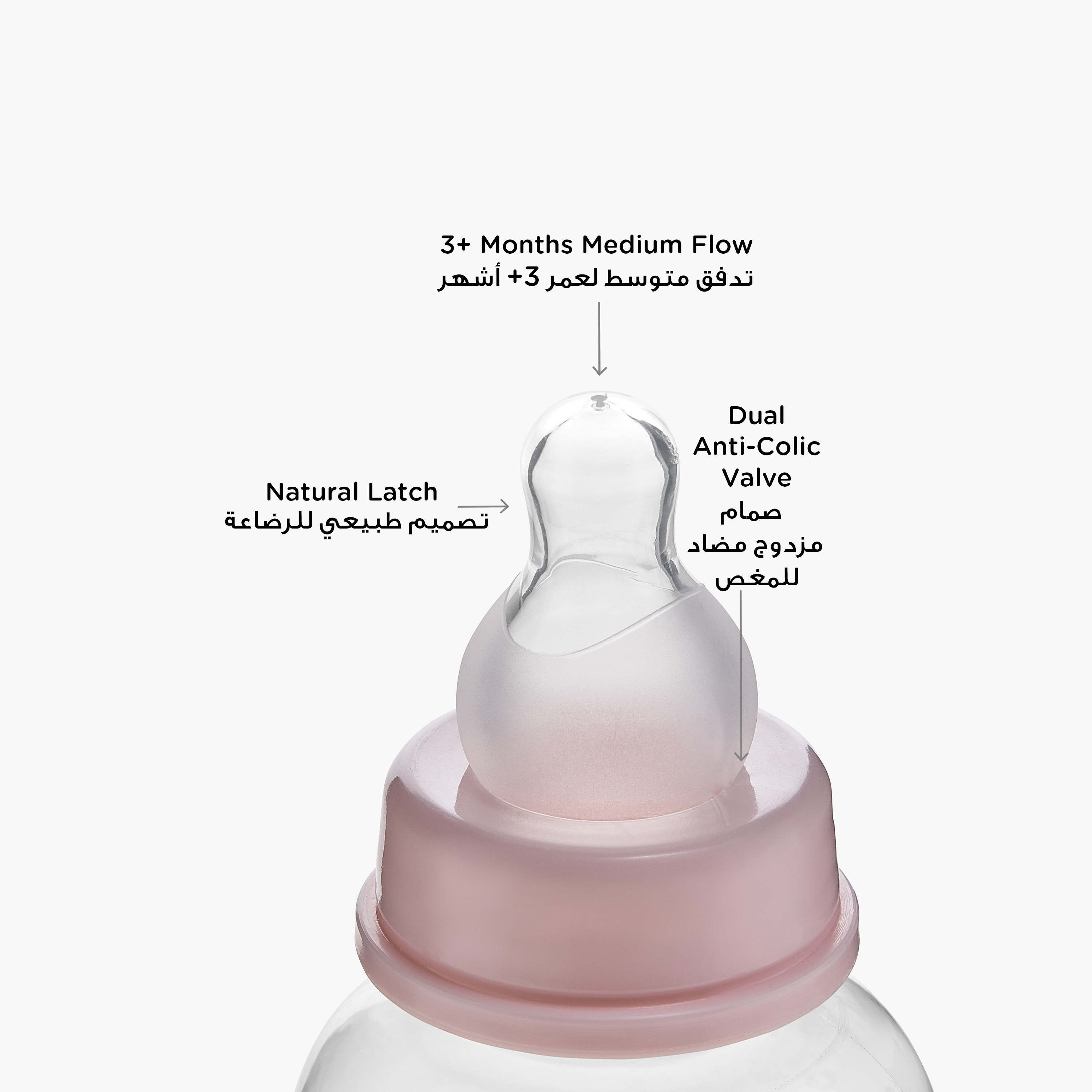 Juniors Dino Print Easy-Grip Feeding Bottle - 300 ml-baby-feeding-feedingbottles-bottlesandteats-image-4